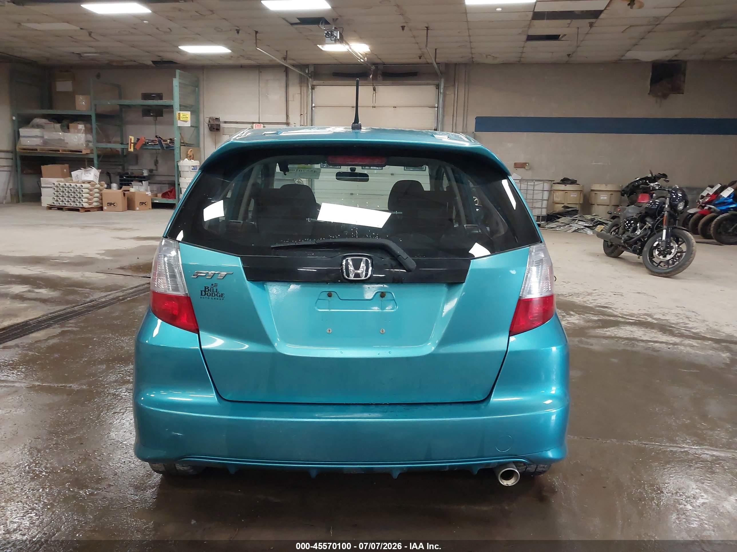 2012 Honda Fit Sport Синий vin: JHMGE8H5XCC033054