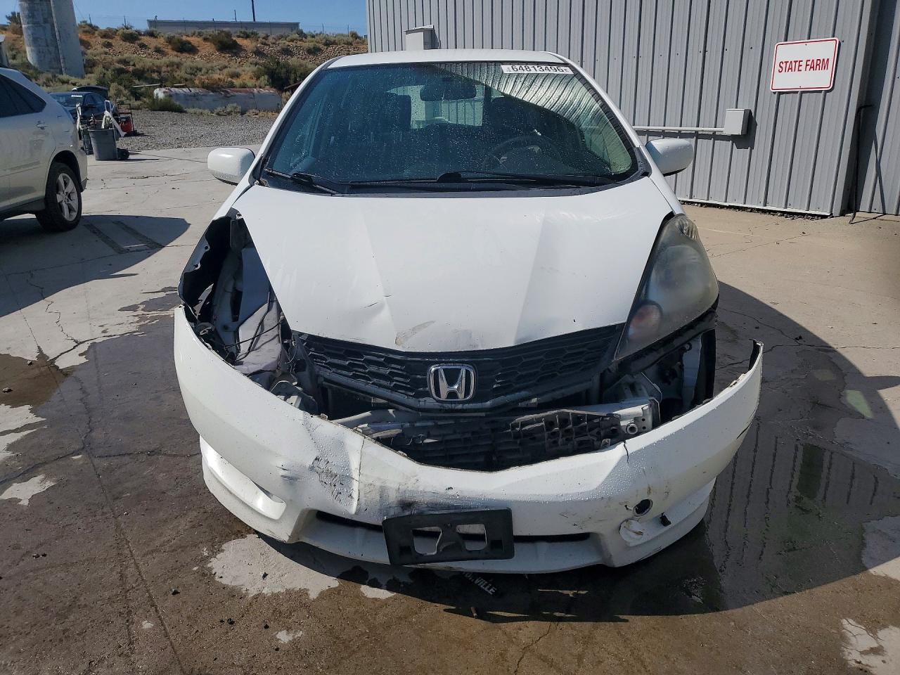2013 Honda Fit Sport White vin: JHMGE8H5XDC020807