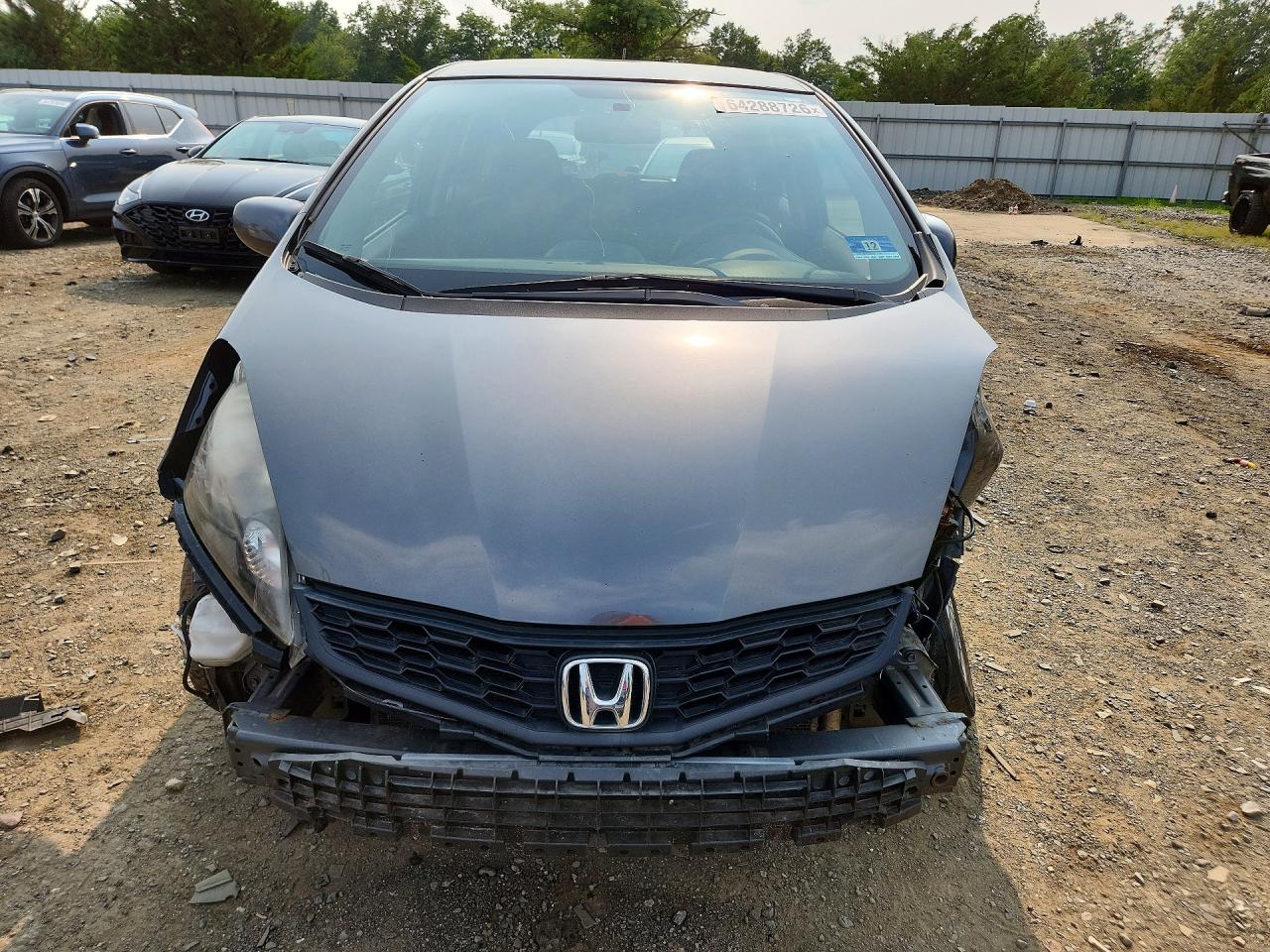 2013 Honda Fit Sport Gray vin: JHMGE8H5XDC036652