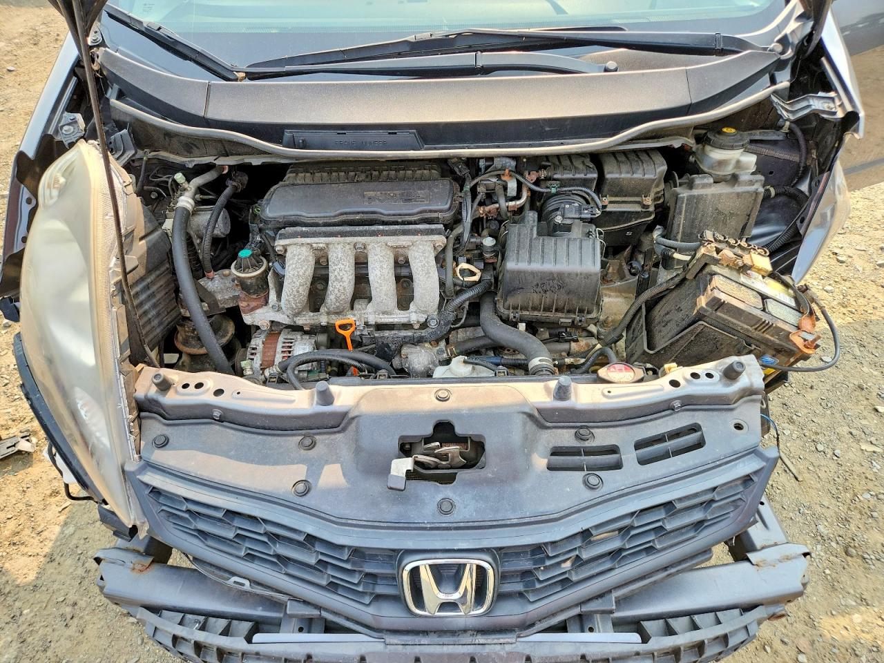2013 Honda Fit Sport Gray vin: JHMGE8H5XDC036652