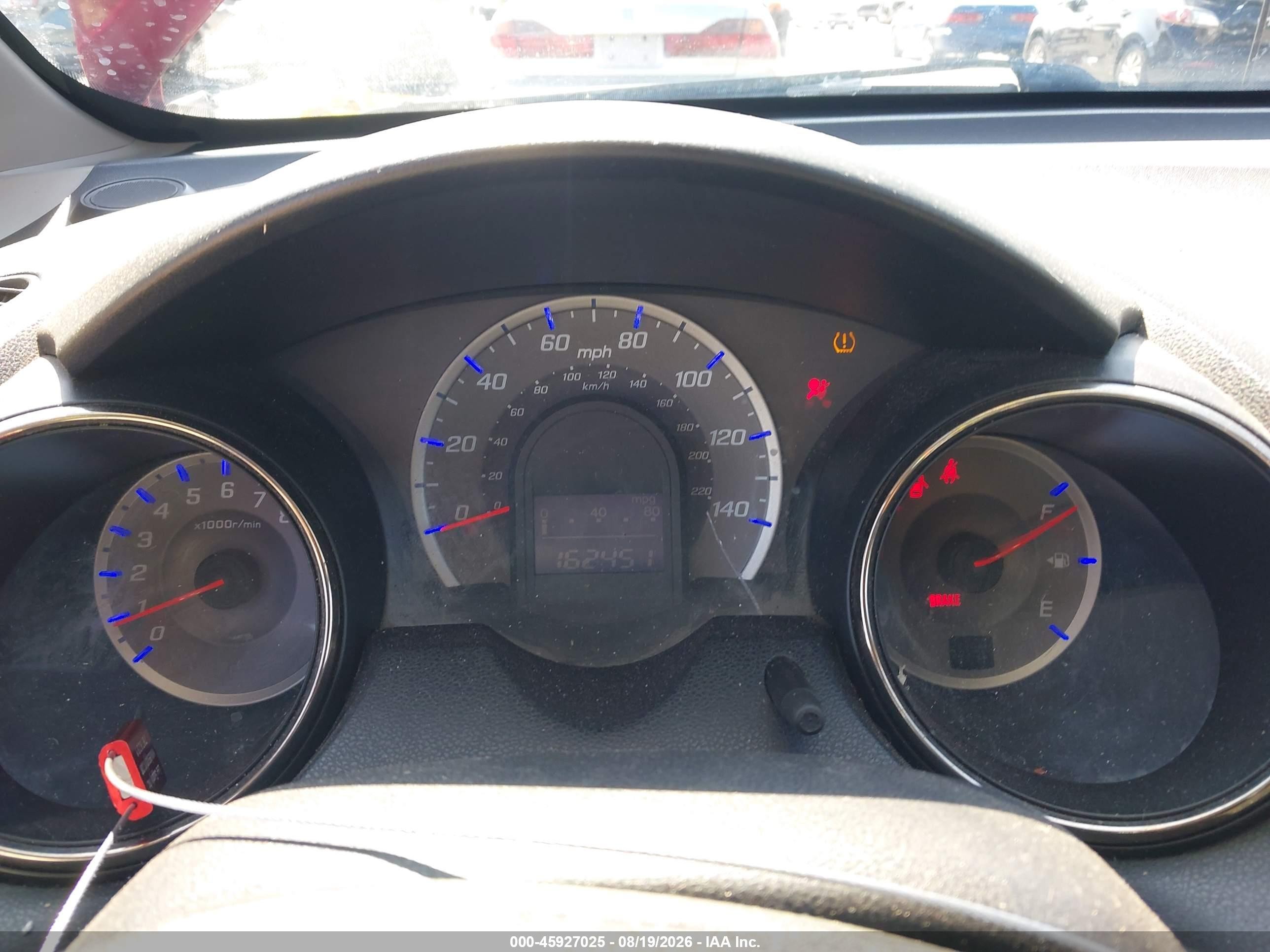 2013 Honda Fit Sport Красный vin: JHMGE8H5XDC043326