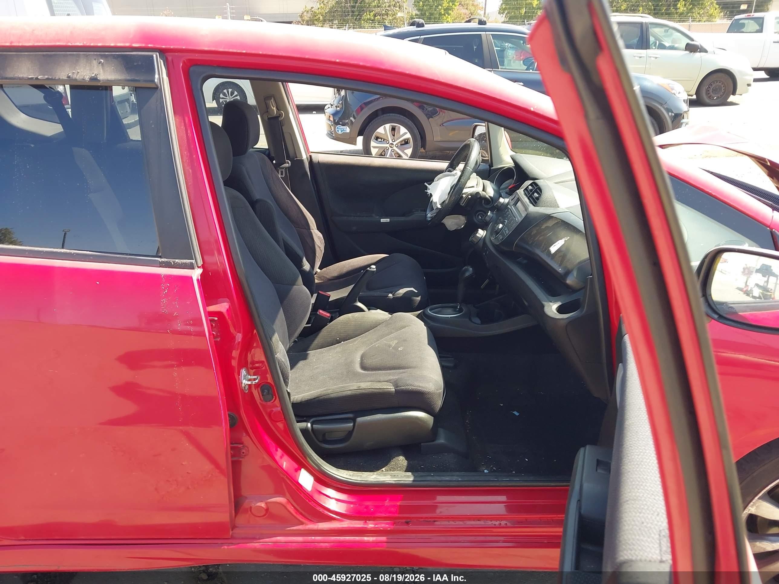 2013 Honda Fit Sport Красный vin: JHMGE8H5XDC043326
