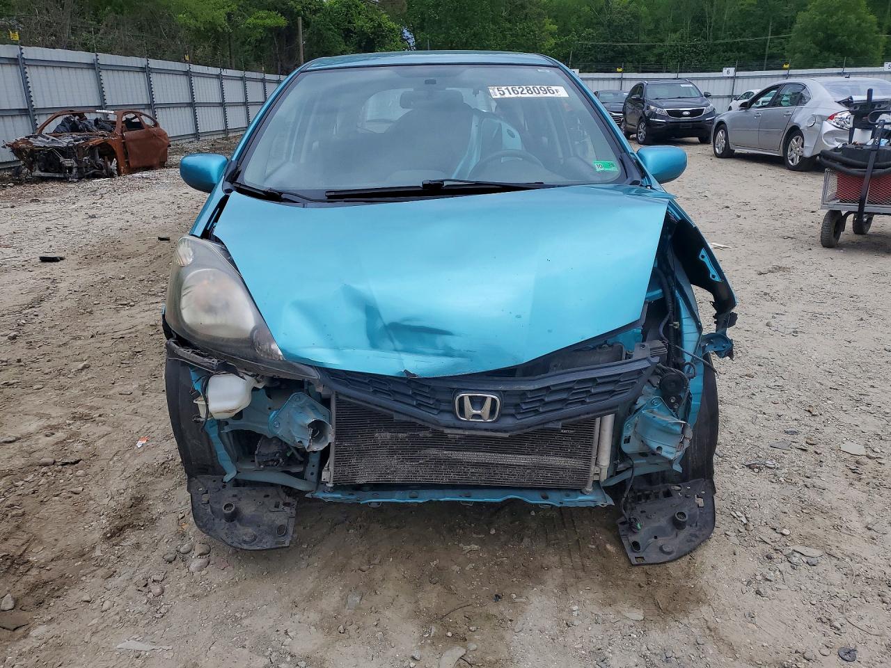 2013 Honda Fit Sport Turquoise vin: JHMGE8H5XDC052429