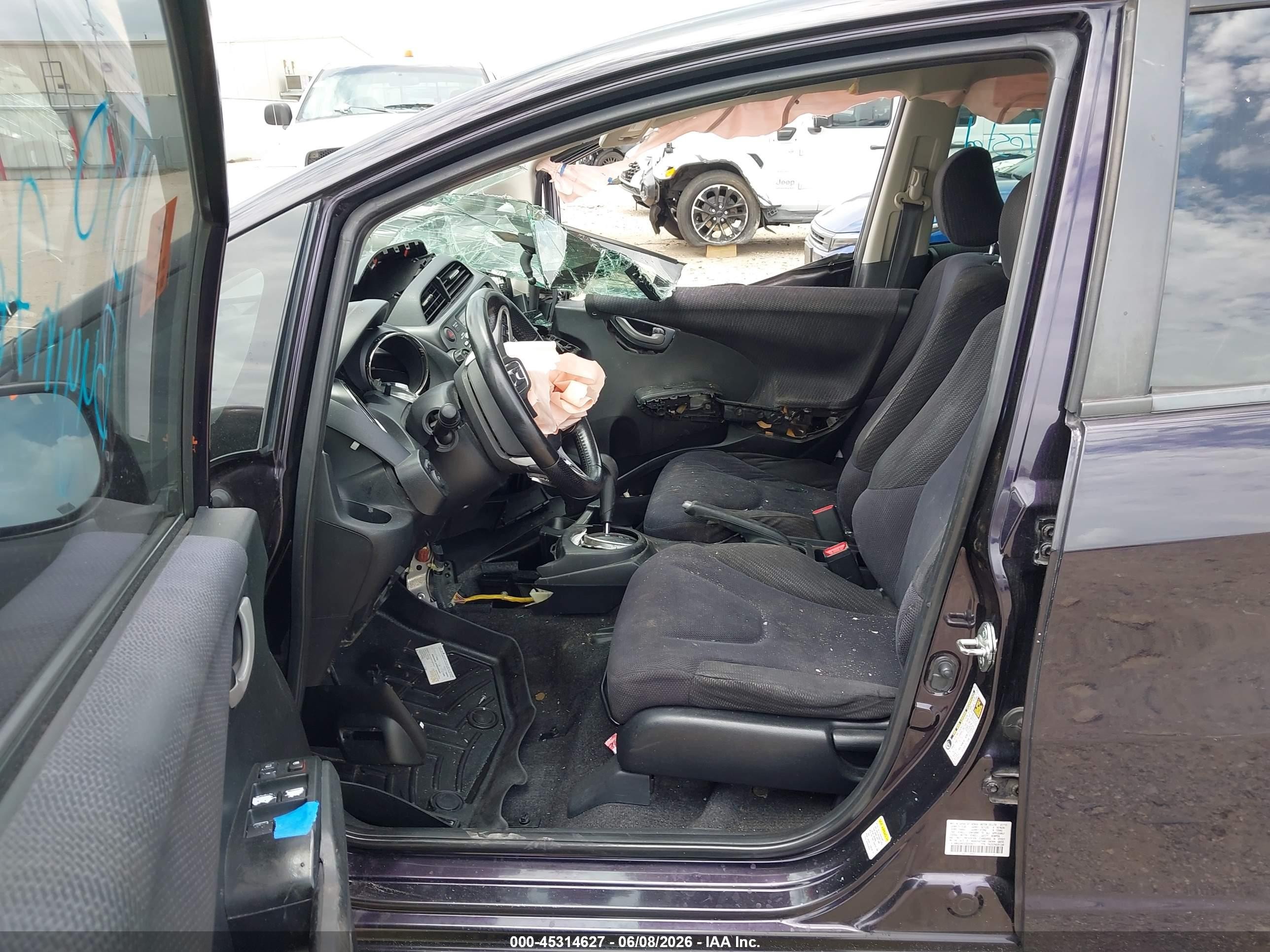 2013 Honda Fit Sport Black vin: JHMGE8H5XDC059073