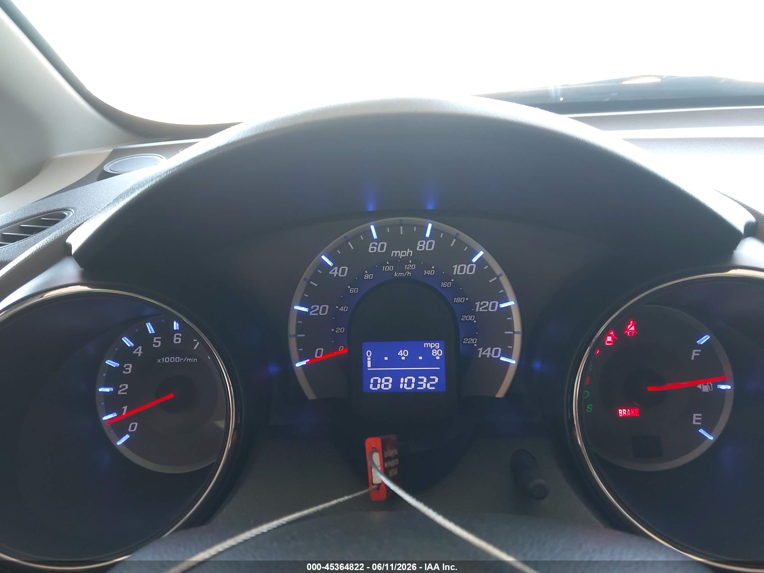 2013 Honda Fit Sport Gray vin: JHMGE8H5XDC062815