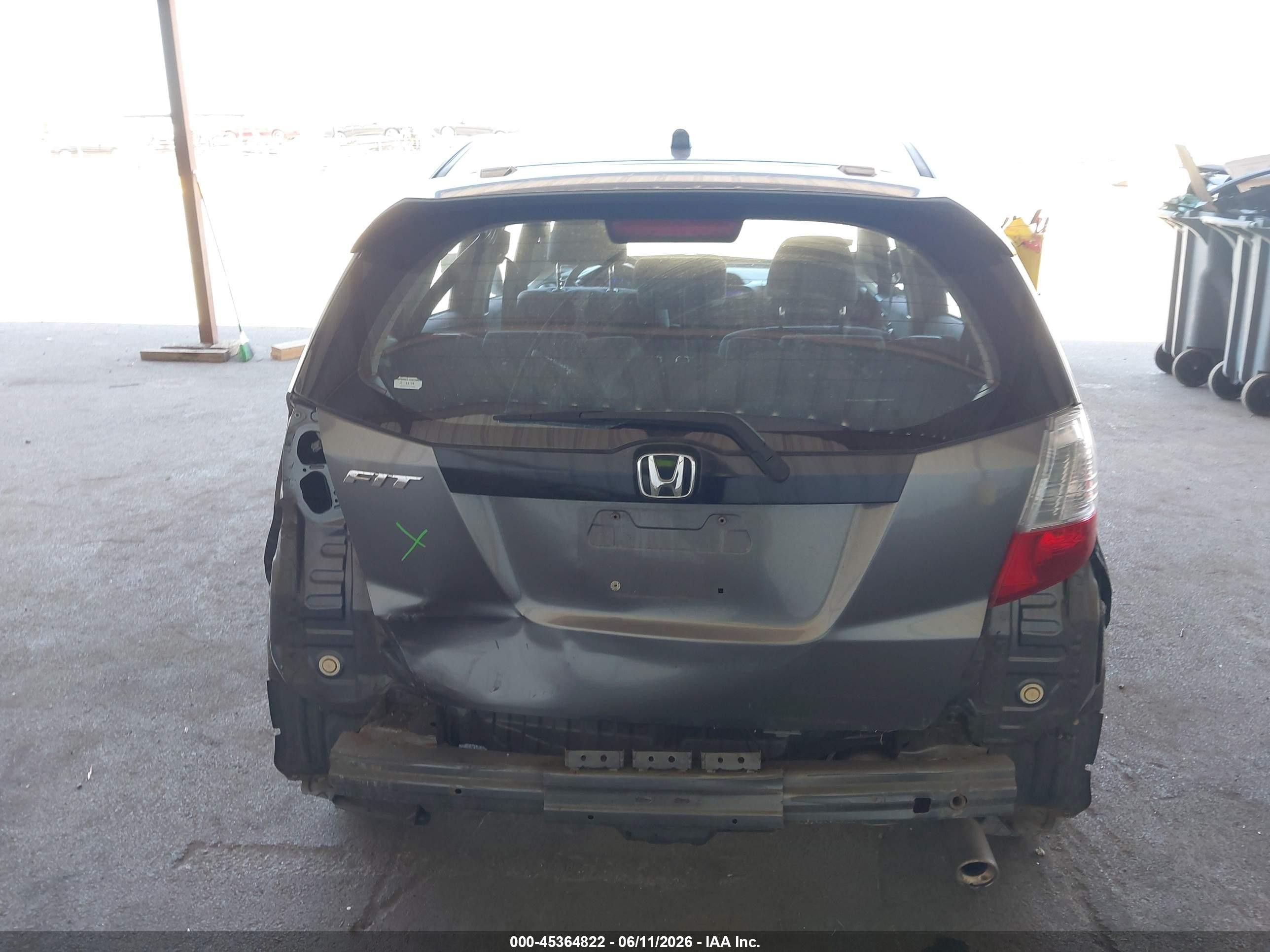2013 Honda Fit Sport Gray vin: JHMGE8H5XDC062815