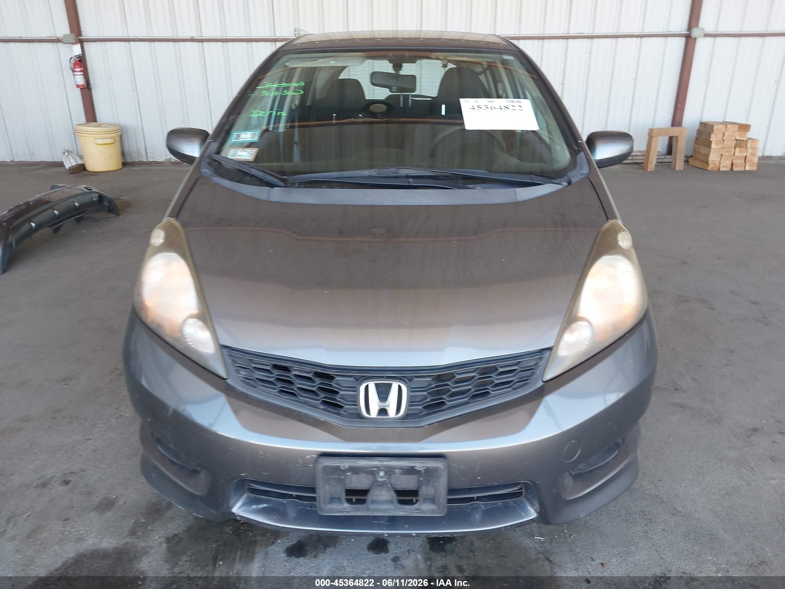 2013 Honda Fit Sport Gray vin: JHMGE8H5XDC062815
