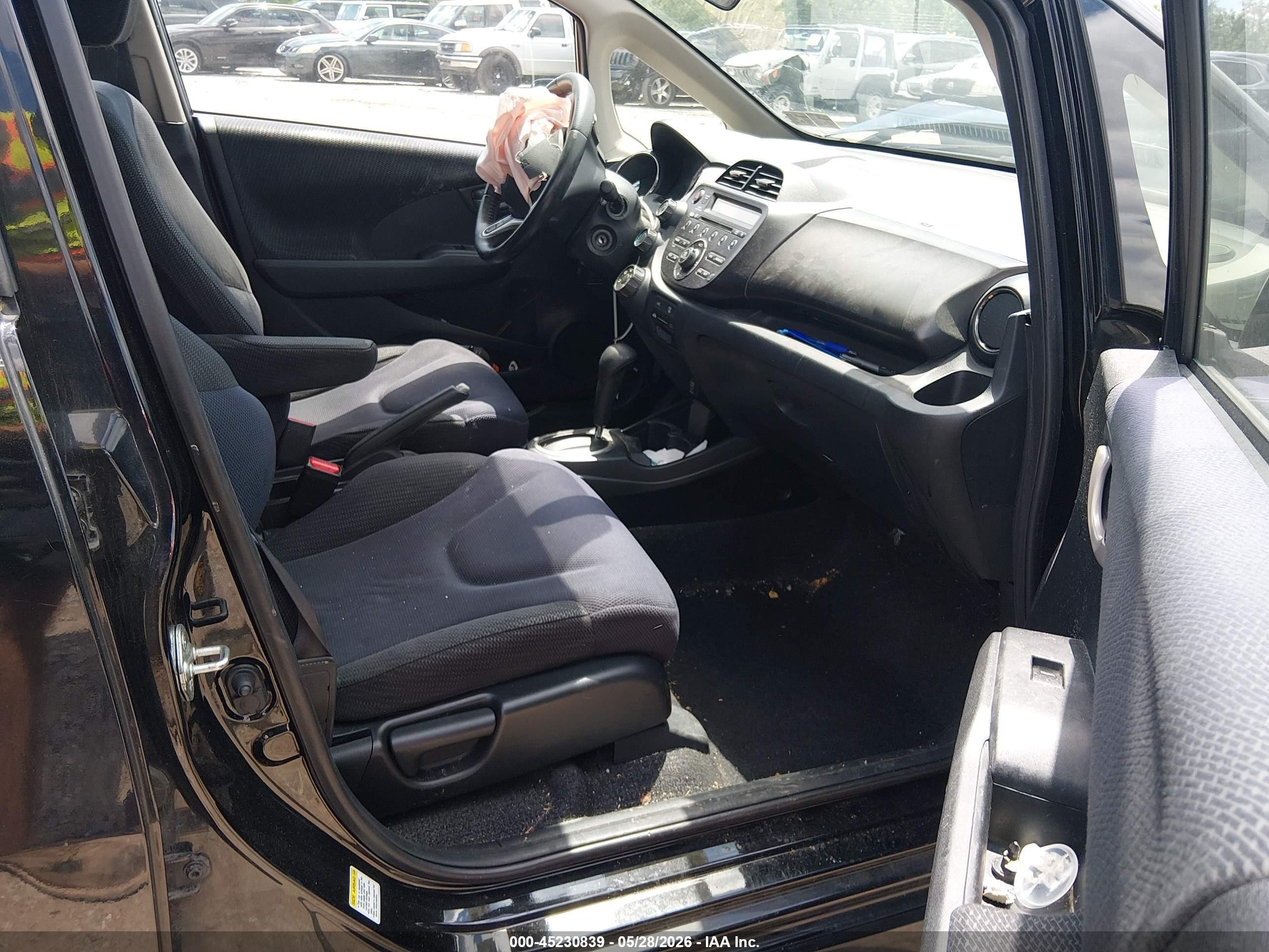 2013 Honda Fit Sport Black vin: JHMGE8H5XDC066072