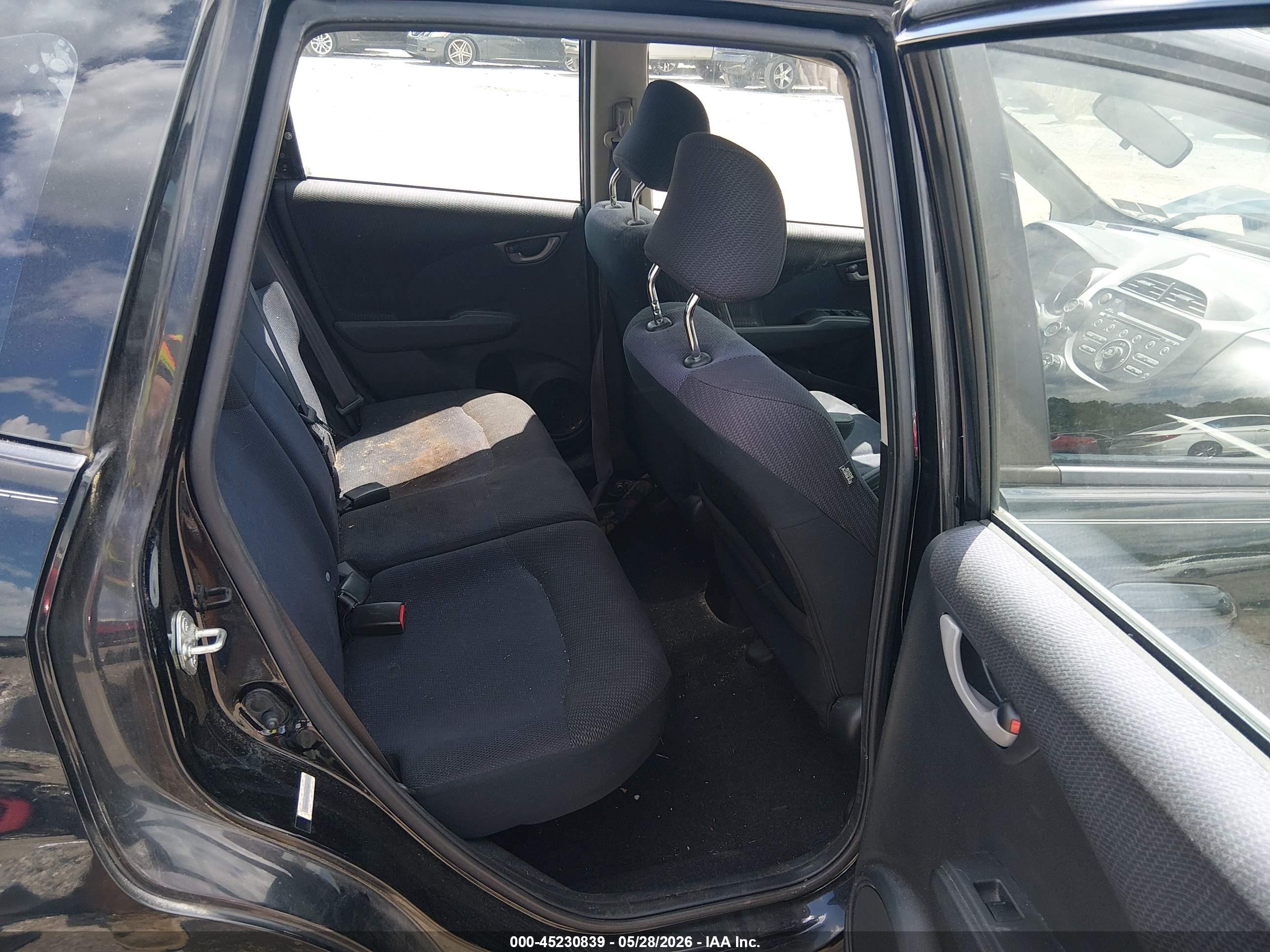 2013 Honda Fit Sport Black vin: JHMGE8H5XDC066072
