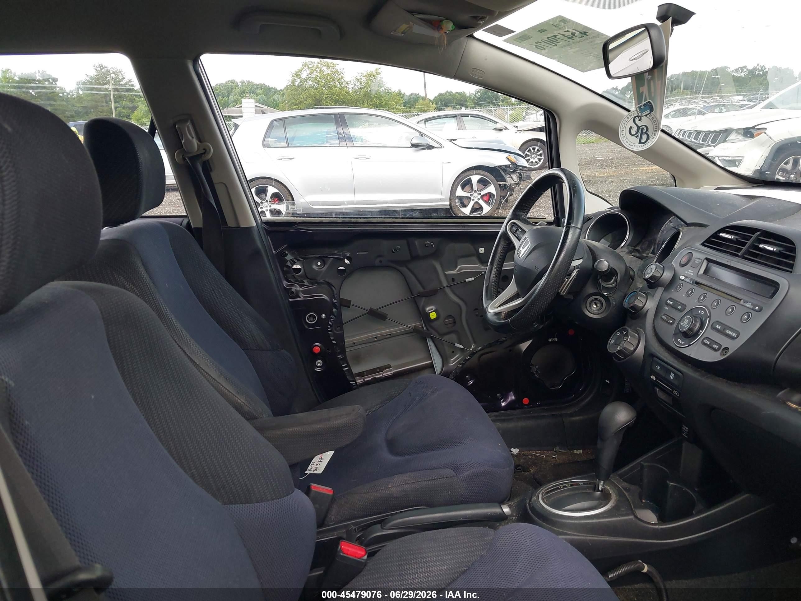 2013 Honda Fit Sport Черный vin: JHMGE8H5XDC066279
