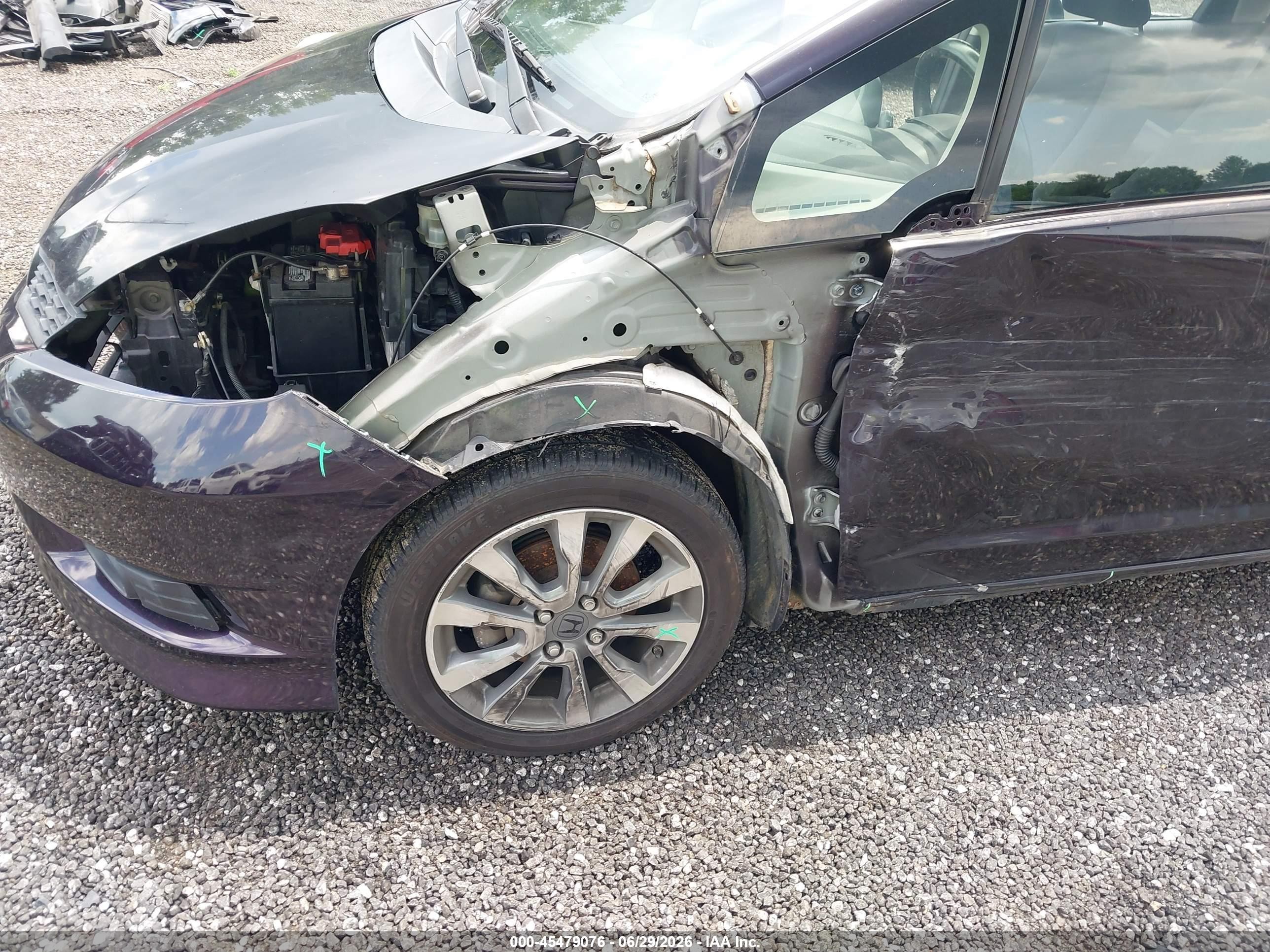 2013 Honda Fit Sport Черный vin: JHMGE8H5XDC066279