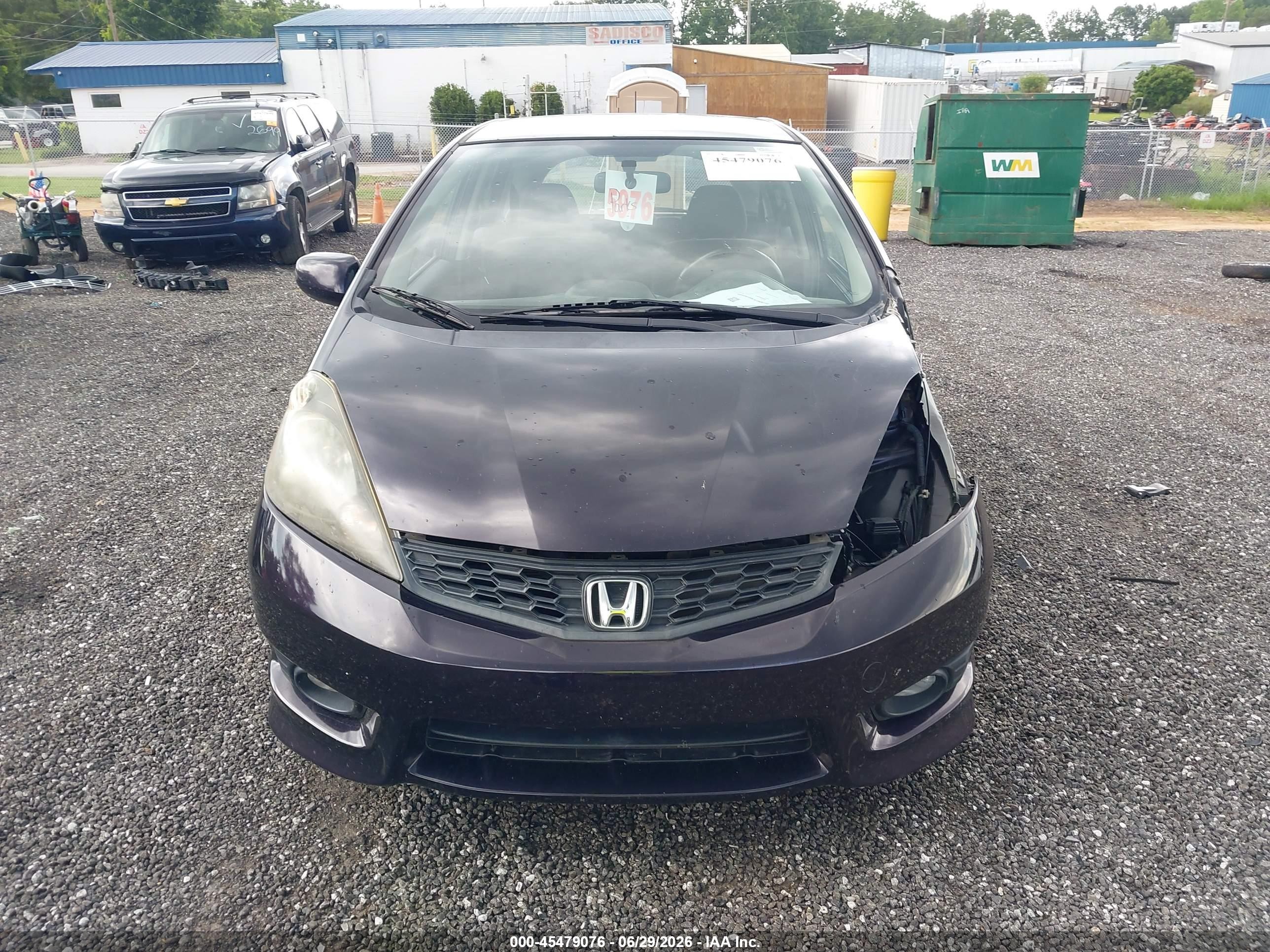 2013 Honda Fit Sport Черный vin: JHMGE8H5XDC066279