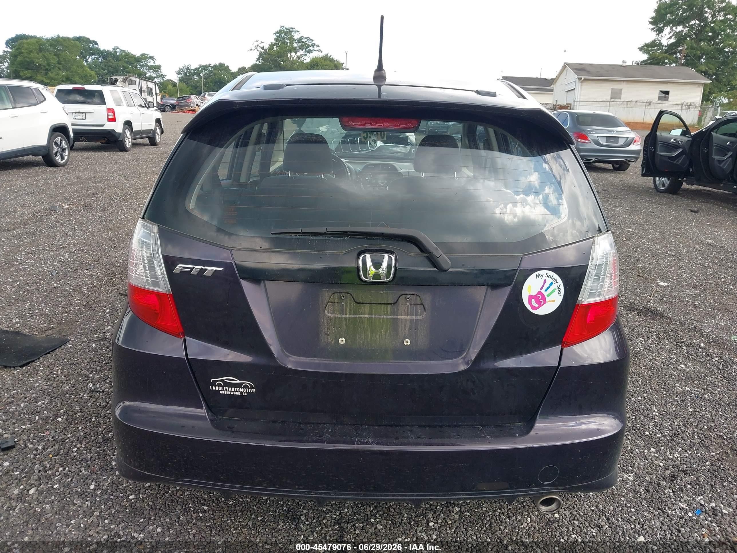 2013 Honda Fit Sport Черный vin: JHMGE8H5XDC066279
