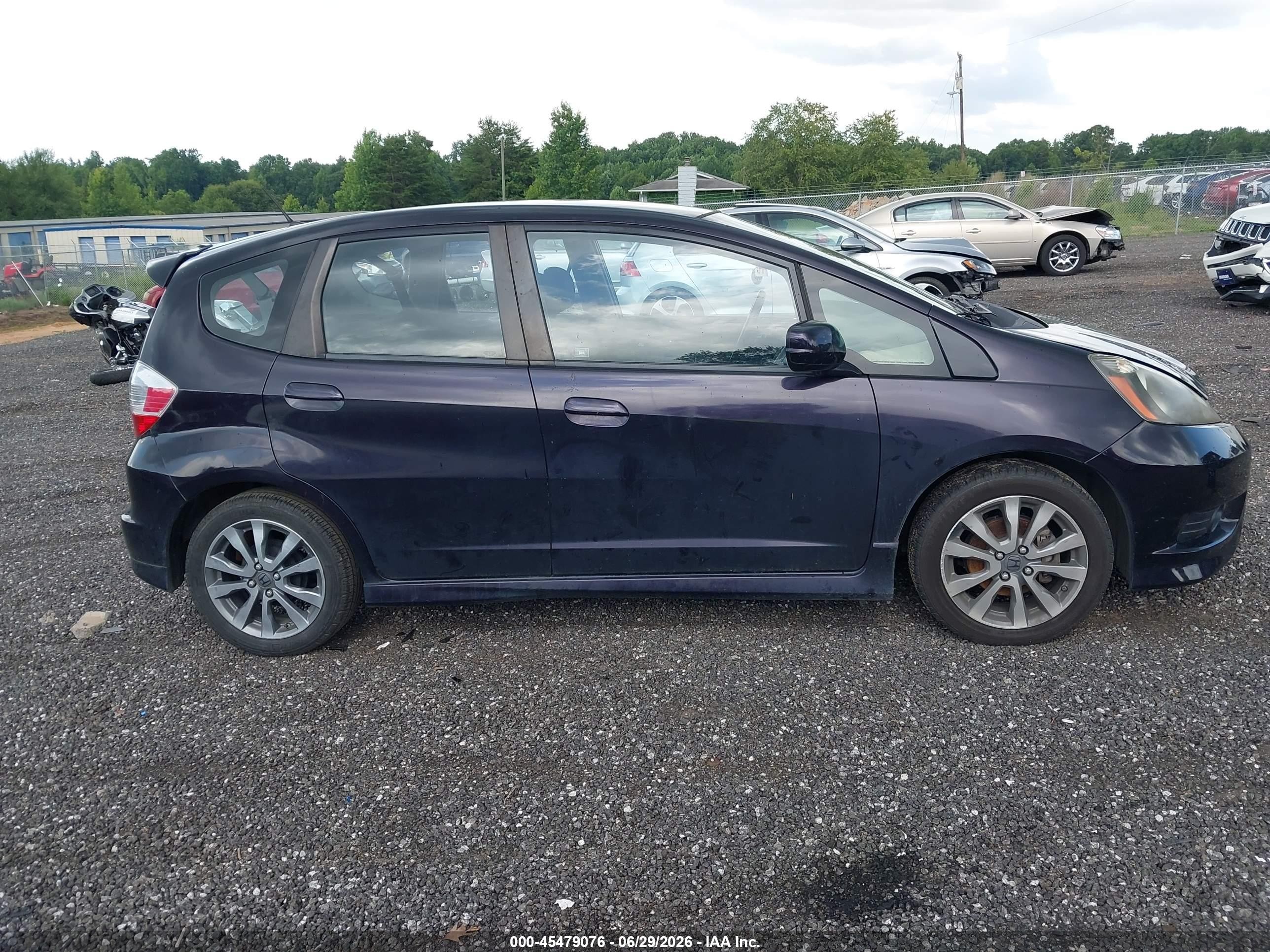 2013 Honda Fit Sport Черный vin: JHMGE8H5XDC066279