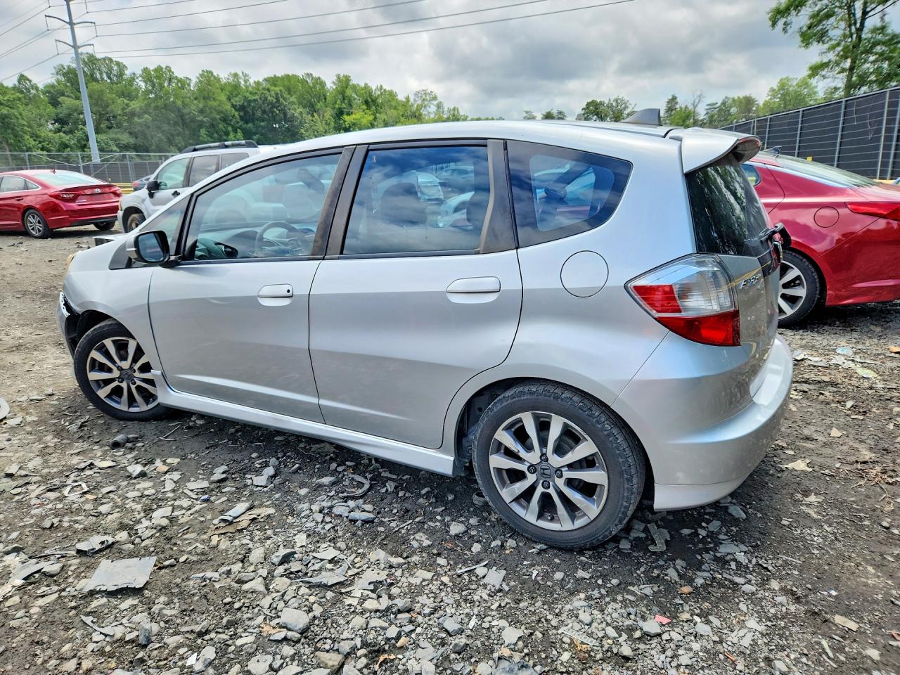 2012 Honda Fit Sport Silver vin: JHMGE8H60CC029927