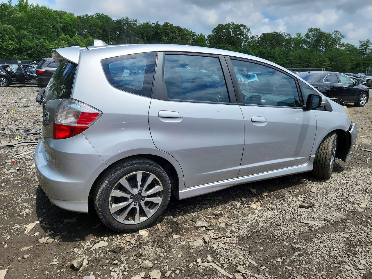 2012 Honda Fit Sport Silver vin: JHMGE8H60CC029927