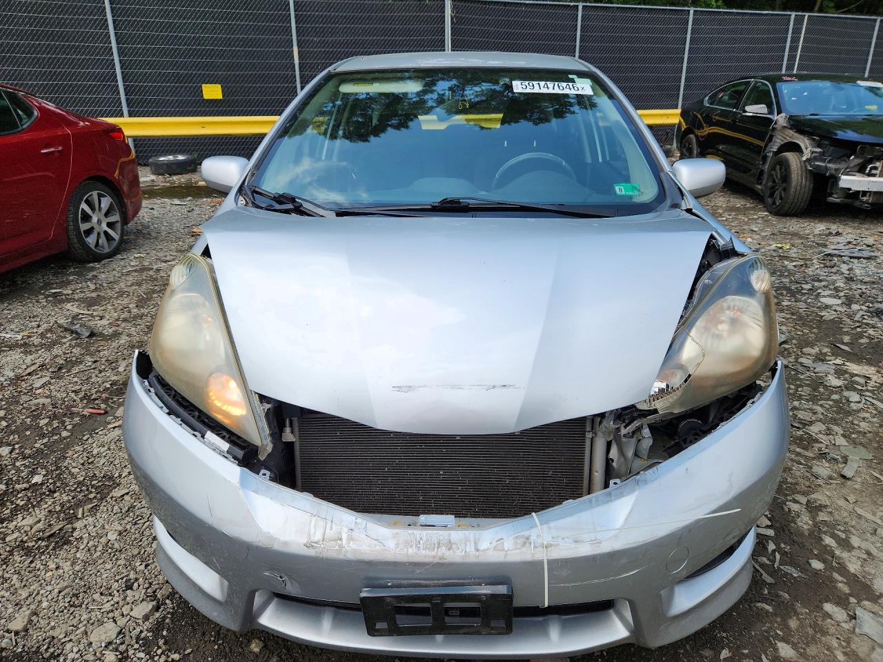 2012 Honda Fit Sport Silver vin: JHMGE8H60CC029927
