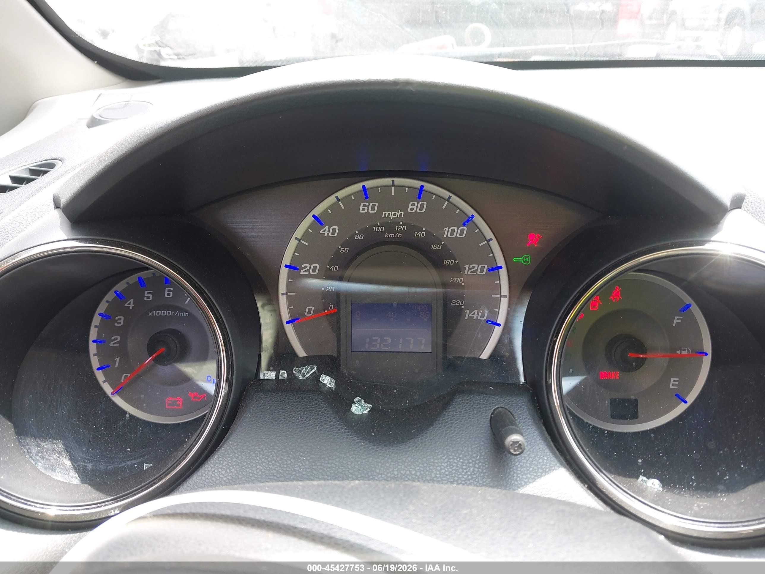 2013 Honda Fit Sport Gray vin: JHMGE8H60DC057874