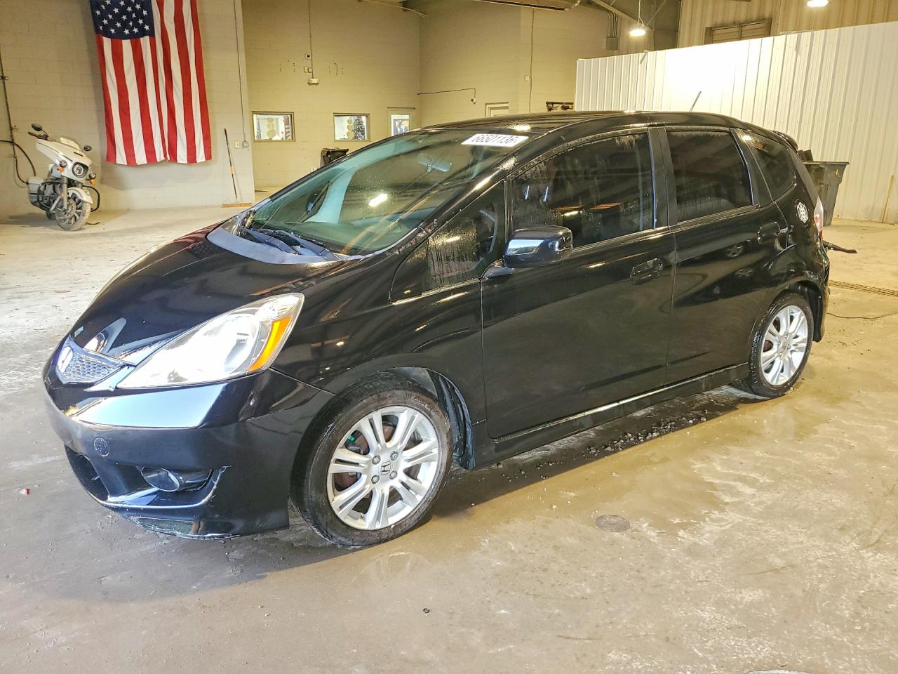 2010 Honda Fit Sport Black vin: JHMGE8H61AC029450