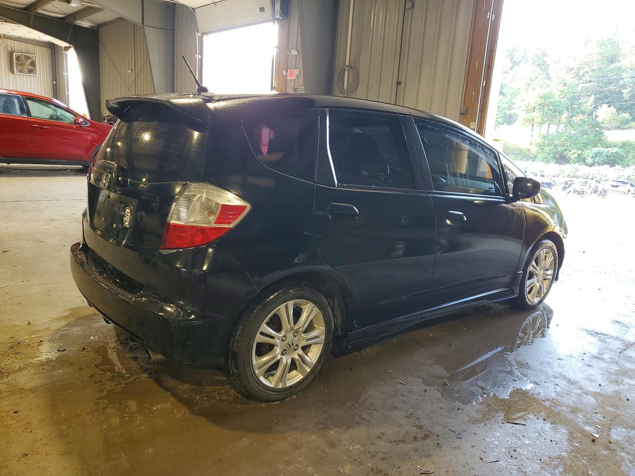 2010 Honda Fit Sport Black vin: JHMGE8H61AC029450