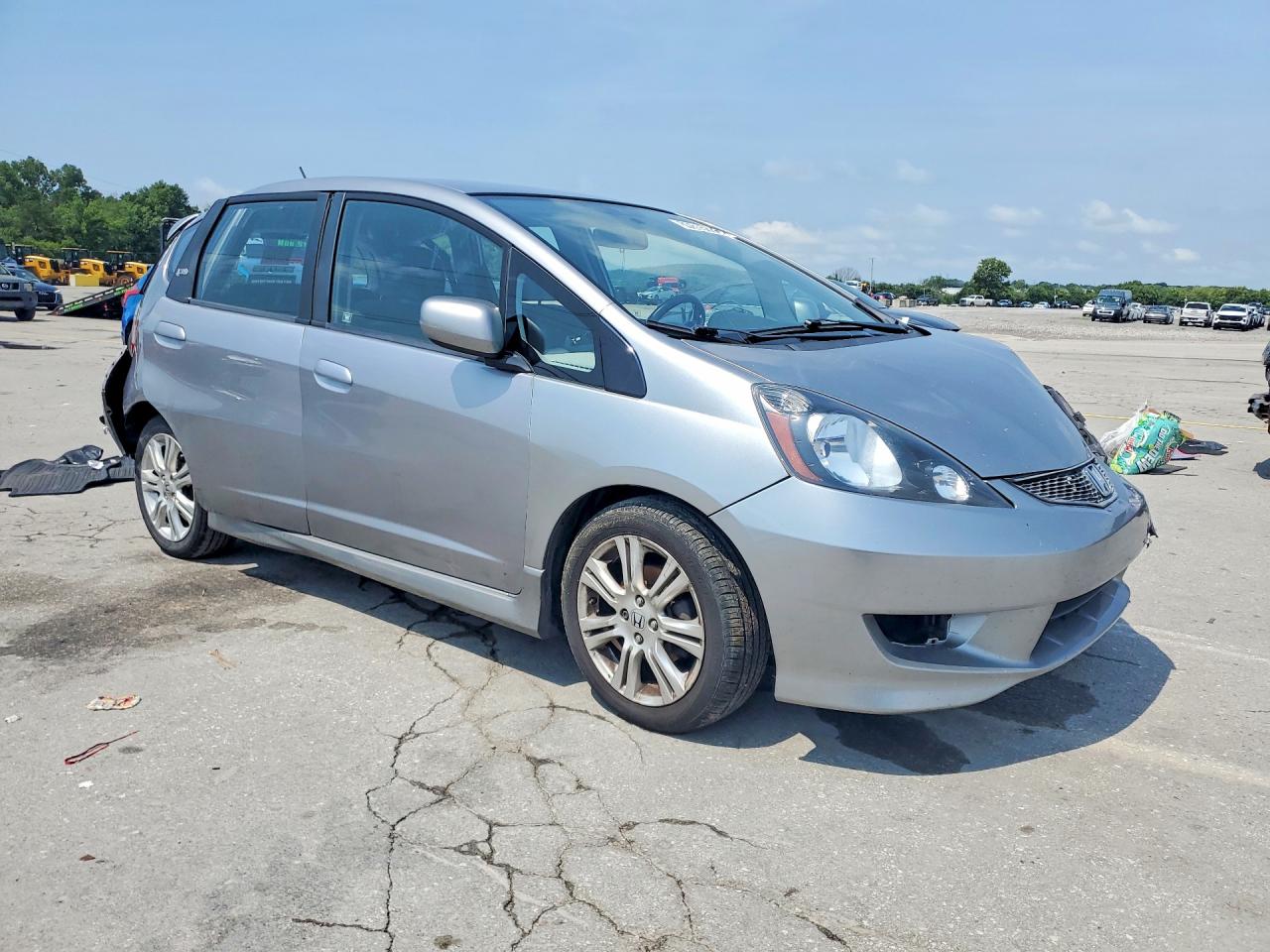 2010 Honda Fit Sport Gray vin: JHMGE8H61AC036561