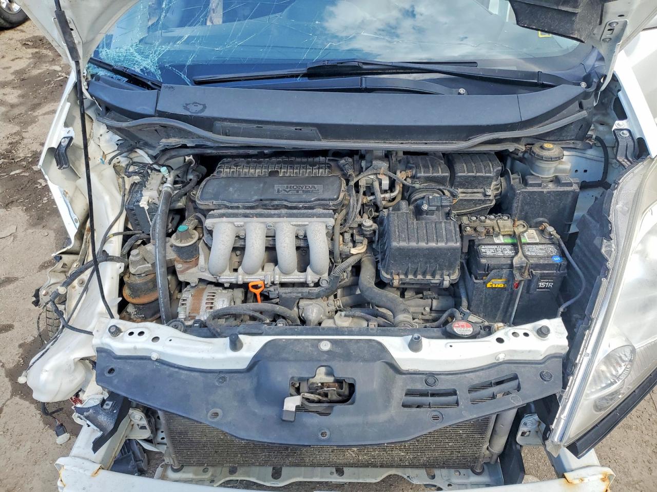 2010 Honda Fit Sport Белый vin: JHMGE8H61AS006952