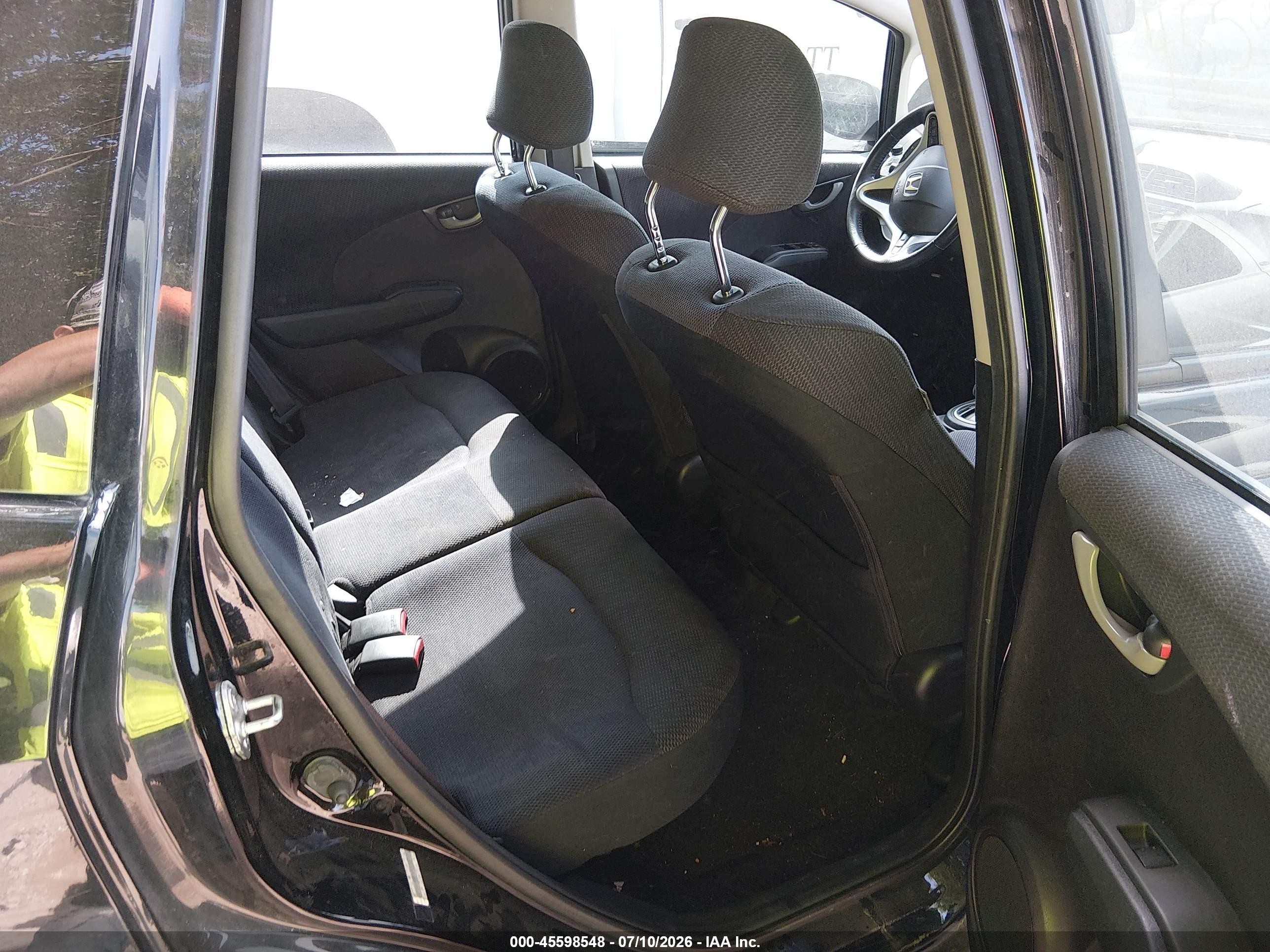 2013 Honda Fit Sport Black vin: JHMGE8H61DC033793