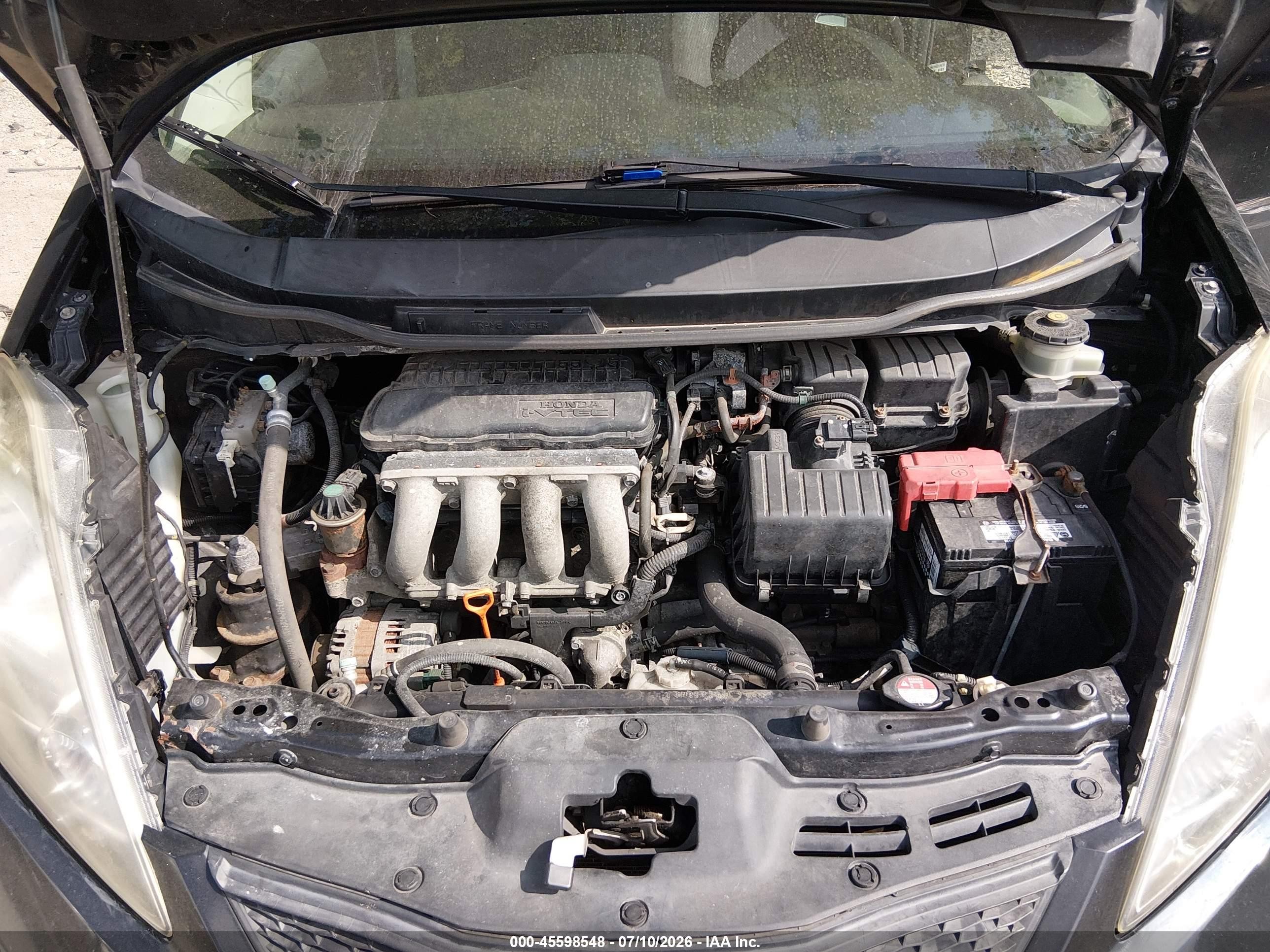 2013 Honda Fit Sport Black vin: JHMGE8H61DC033793
