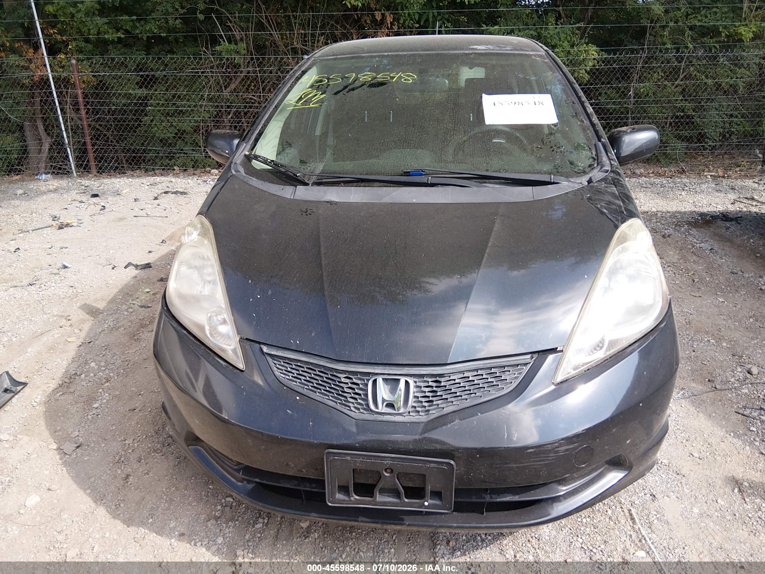 2013 Honda Fit Sport Black vin: JHMGE8H61DC033793