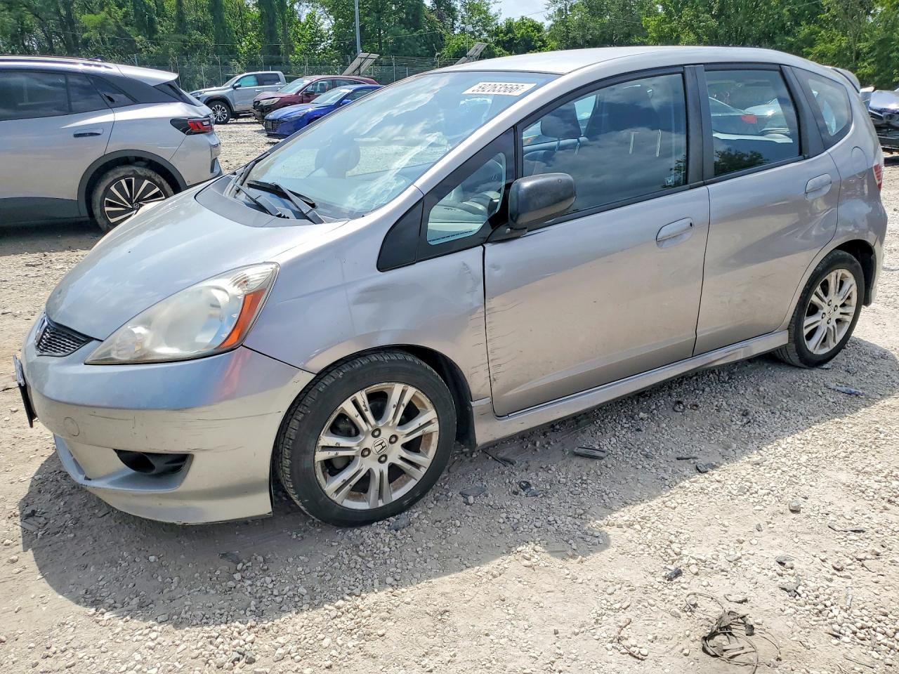 2010 Honda Fit Sport Silver vin: JHMGE8H62AS024554