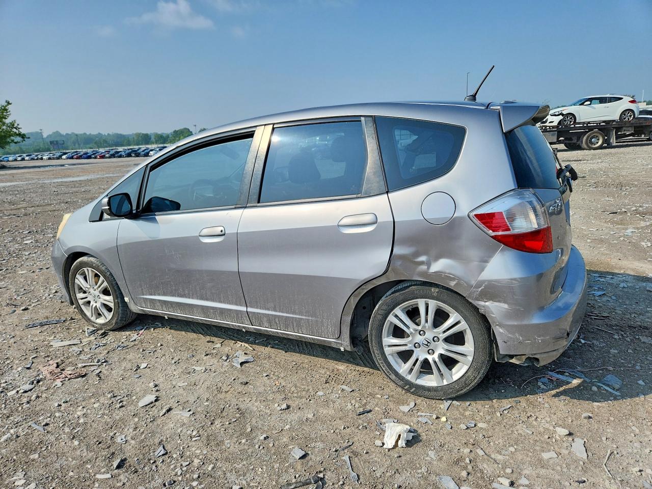 2010 Honda Fit Sport Silver vin: JHMGE8H63AS021923