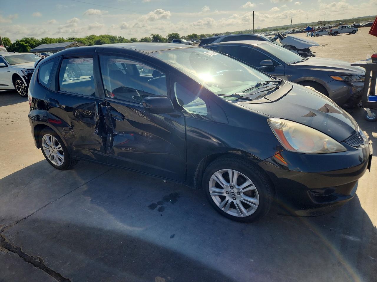 2011 Honda Fit Sport Black vin: JHMGE8H63BC027815