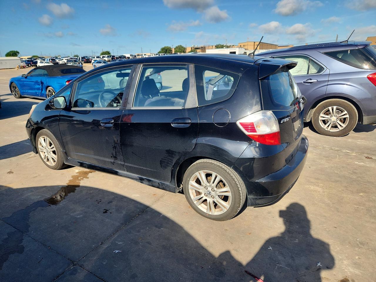 2011 Honda Fit Sport Black vin: JHMGE8H63BC027815