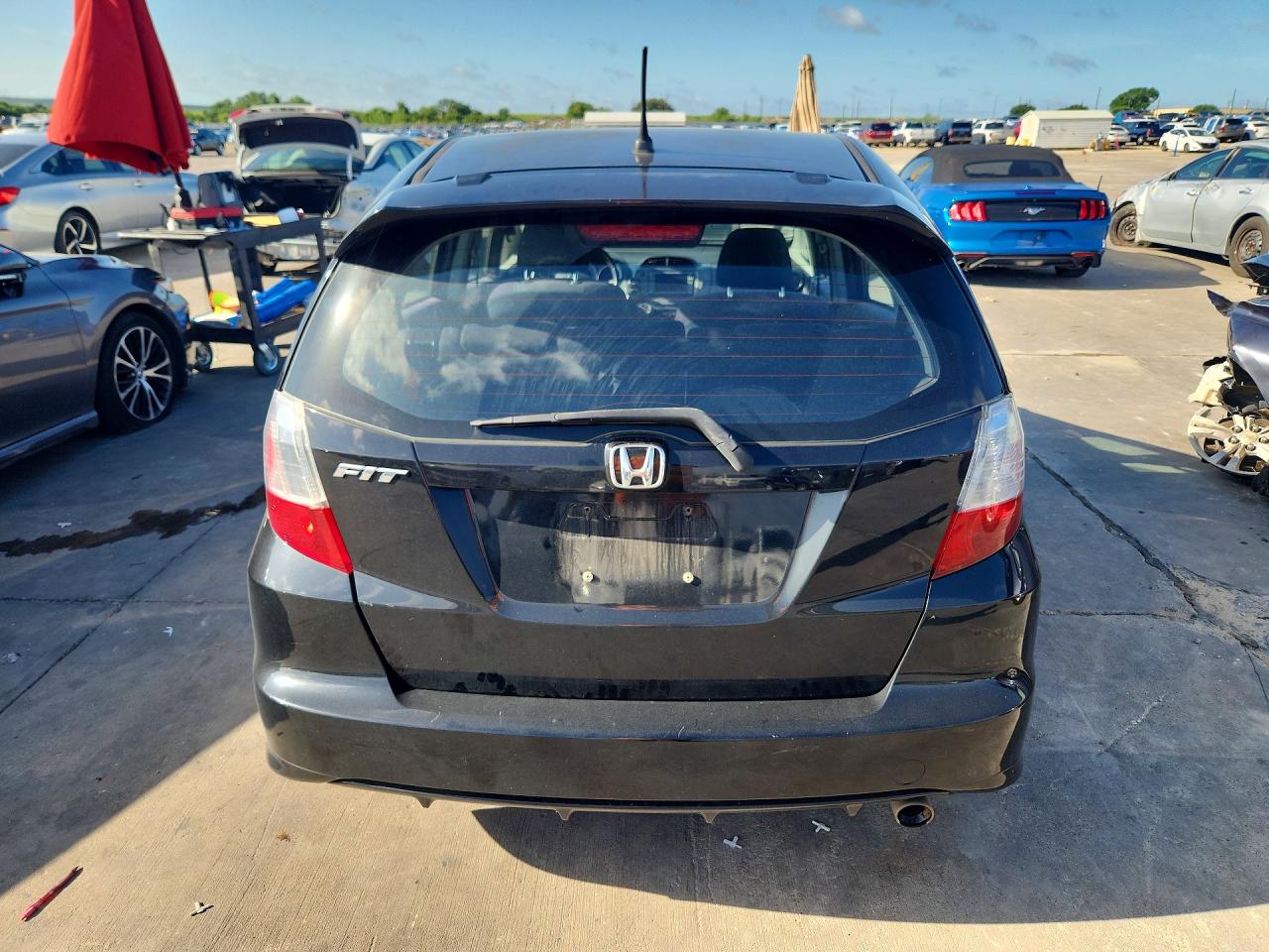 2011 Honda Fit Sport Black vin: JHMGE8H63BC027815