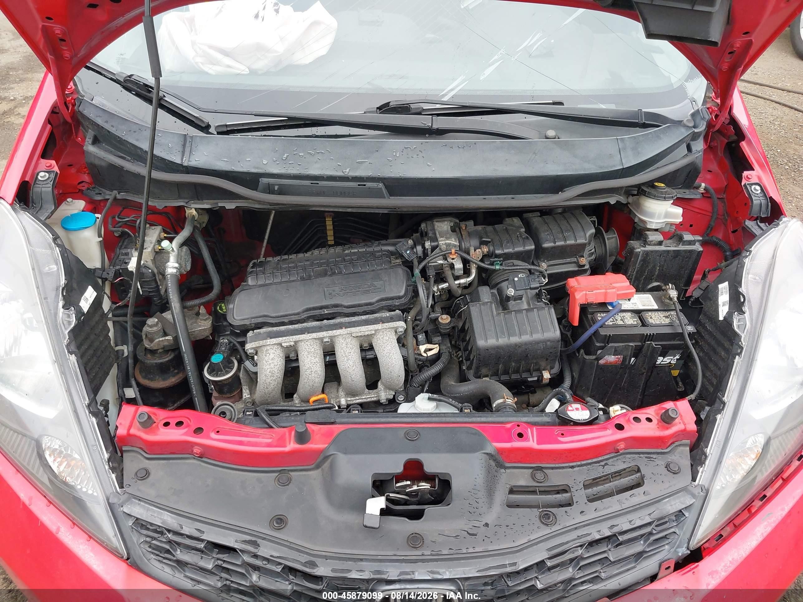 2012 Honda Fit Sport Red vin: JHMGE8H64CC013715