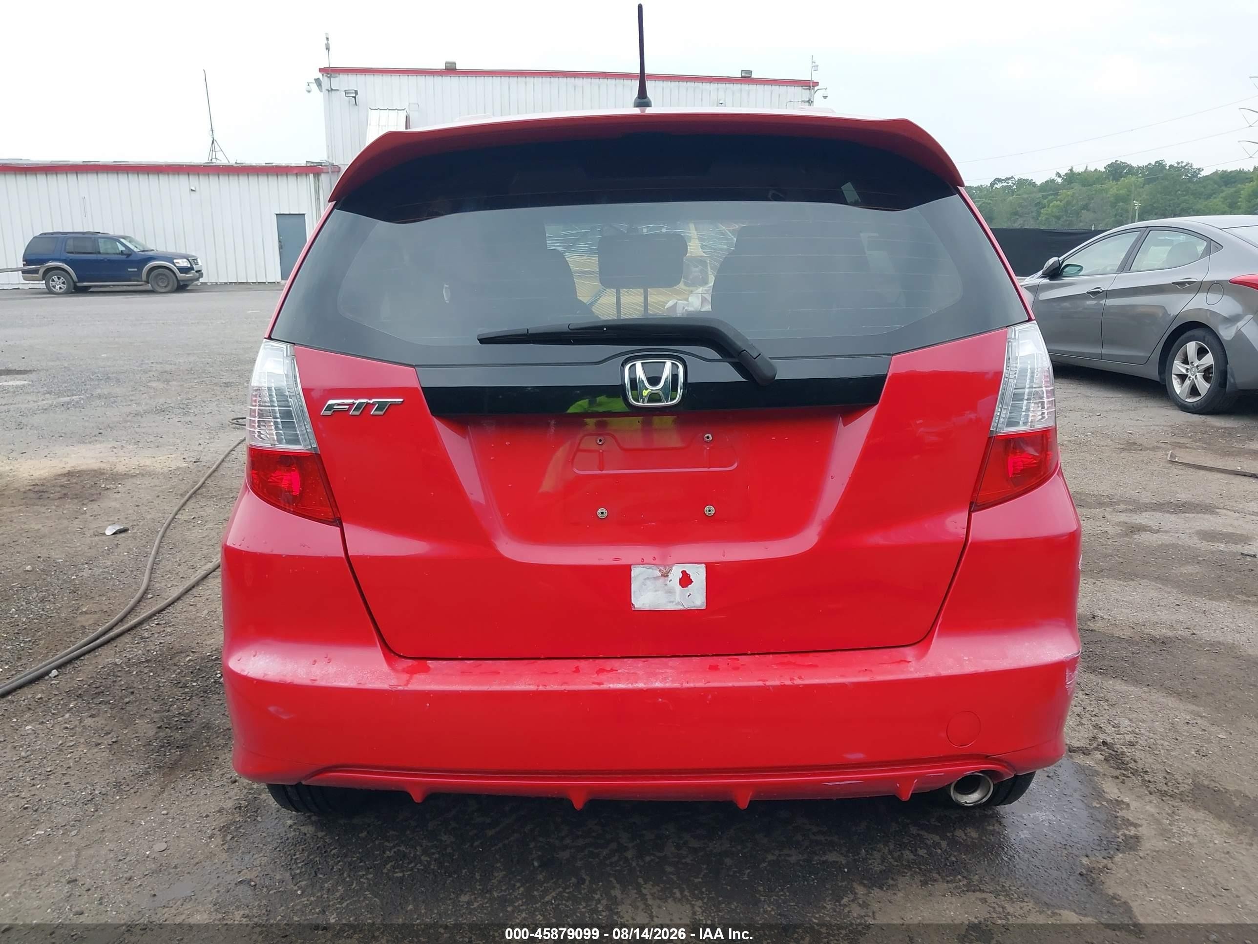 2012 Honda Fit Sport Red vin: JHMGE8H64CC013715