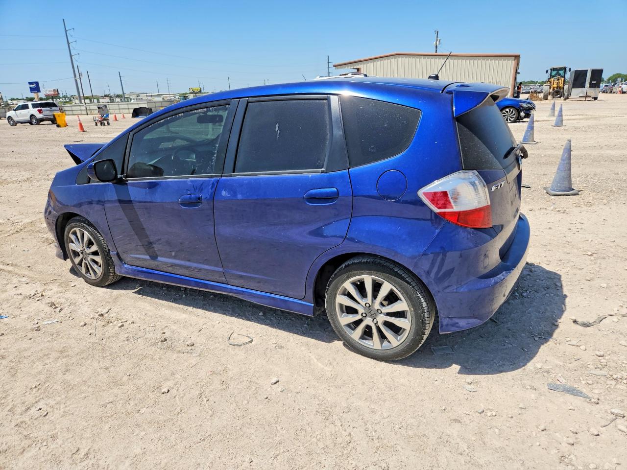 2013 Honda Fit Sport Blue vin: JHMGE8H64DC073611