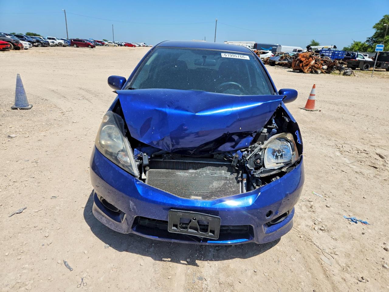 2013 Honda Fit Sport Blue vin: JHMGE8H64DC073611