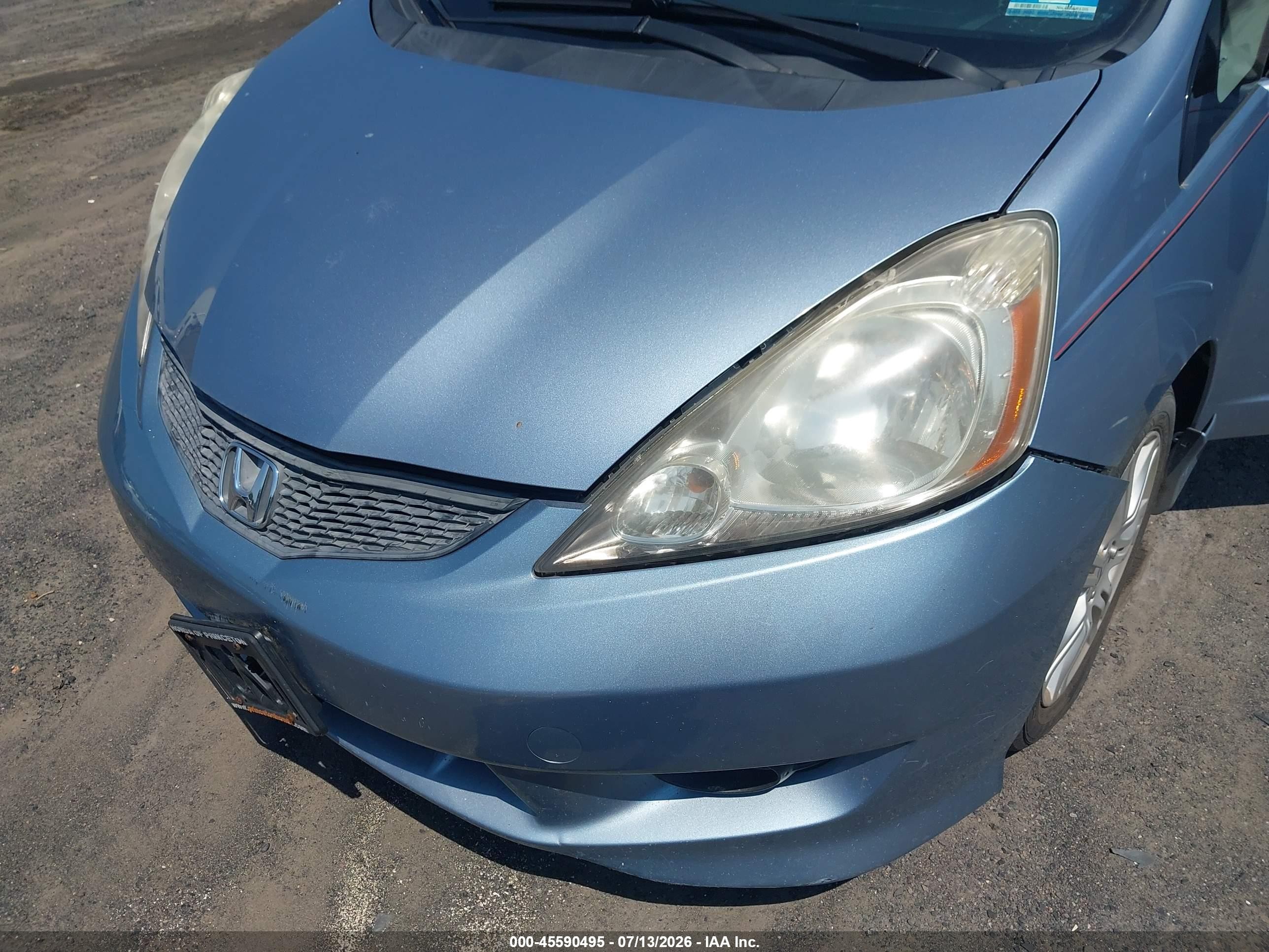 2011 Honda Fit Sport Light Blue vin: JHMGE8H65BC013091