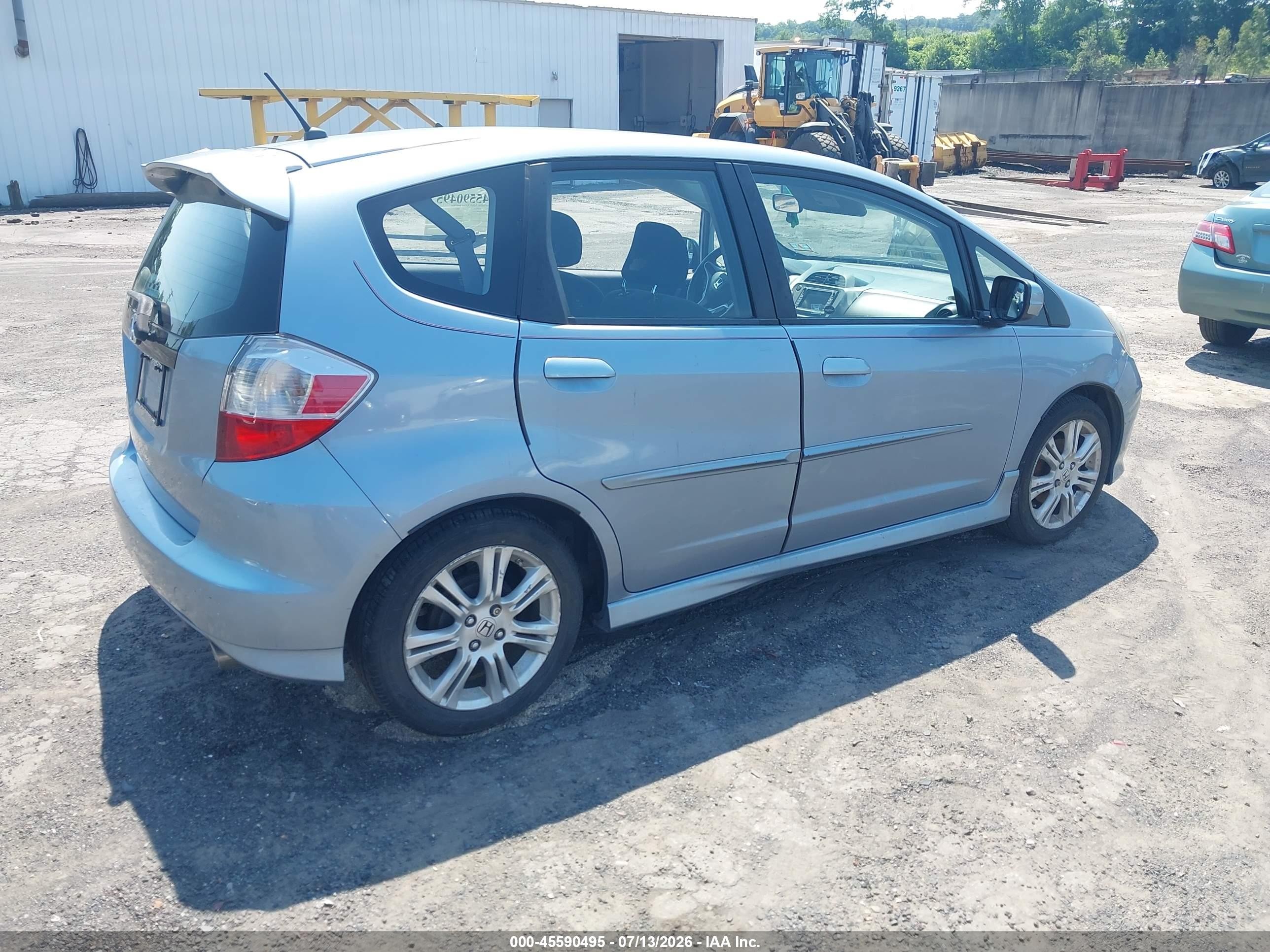2011 Honda Fit Sport Light Blue vin: JHMGE8H65BC013091