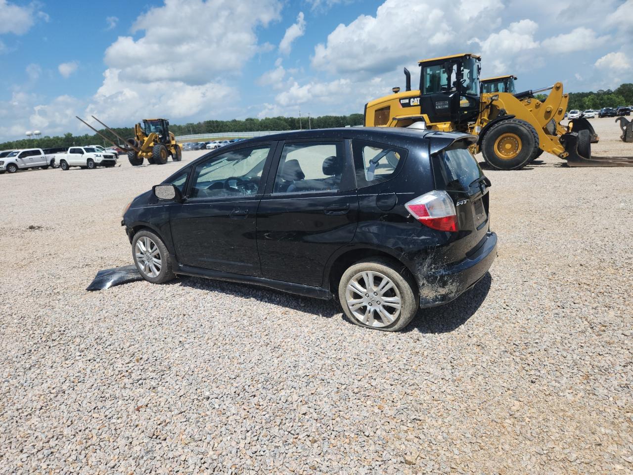 2011 Honda Fit Sport Black vin: JHMGE8H65BC016329