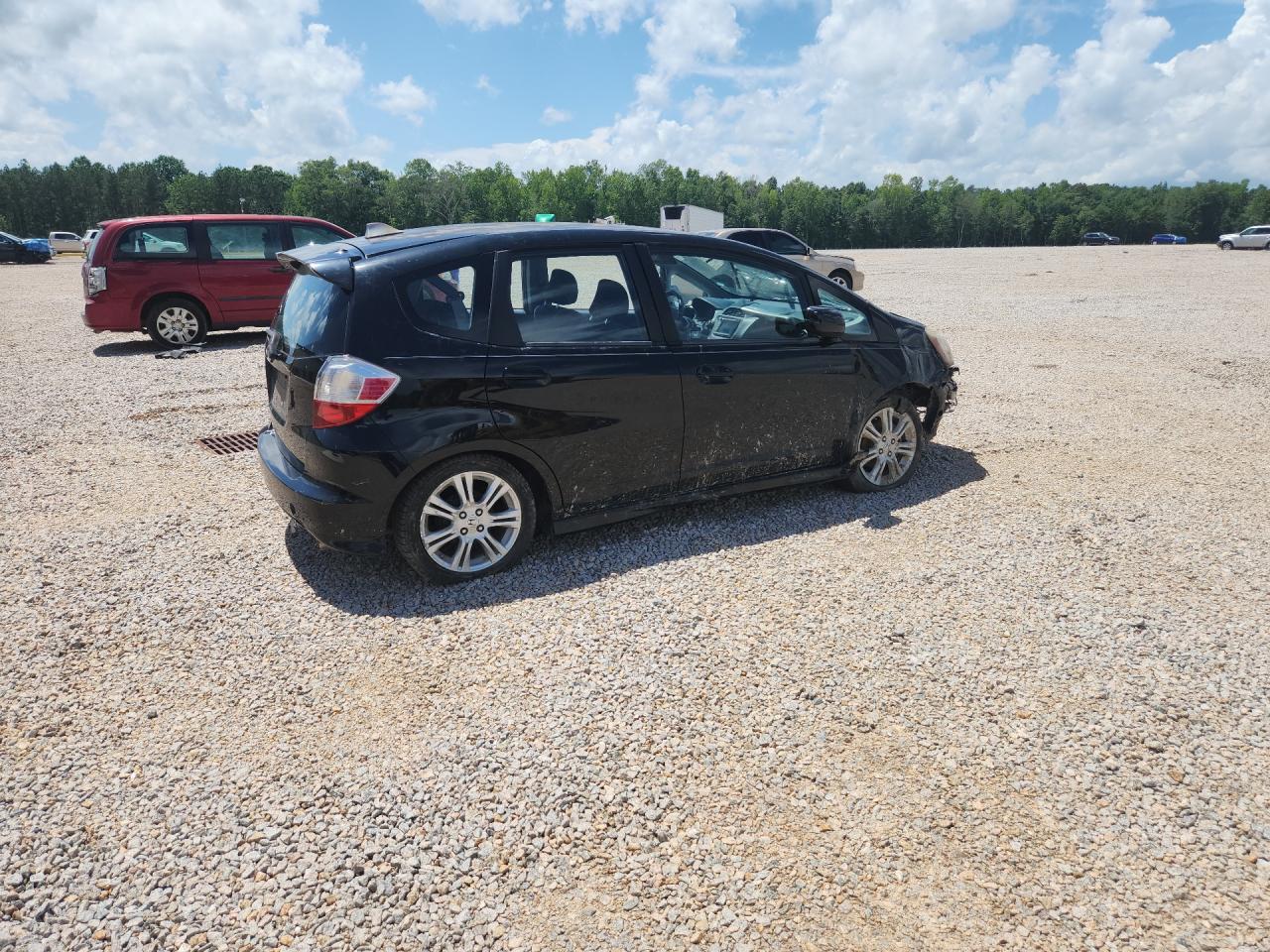 2011 Honda Fit Sport Black vin: JHMGE8H65BC016329