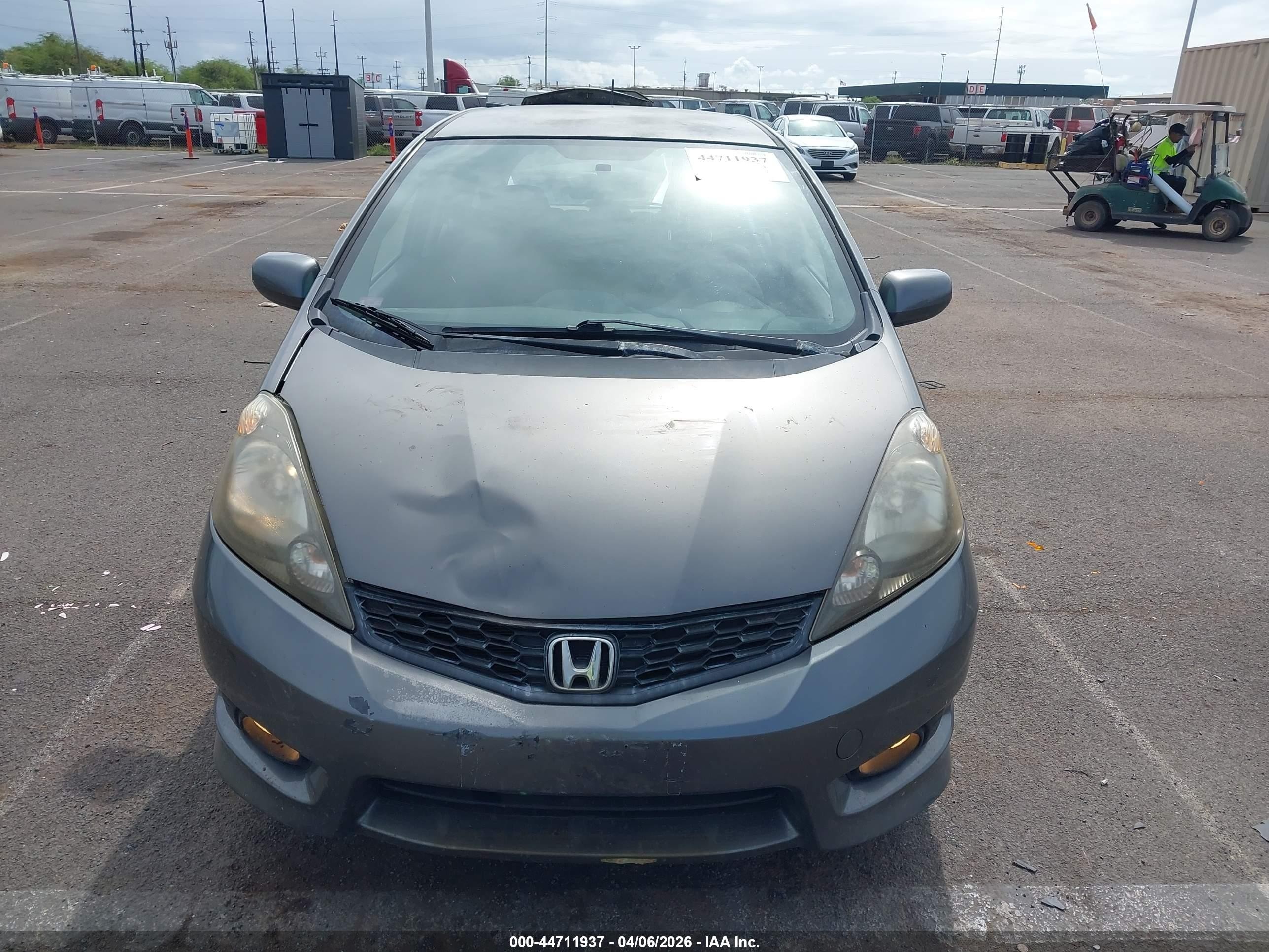 2012 Honda Fit Sport Gray vin: JHMGE8H66CC024554