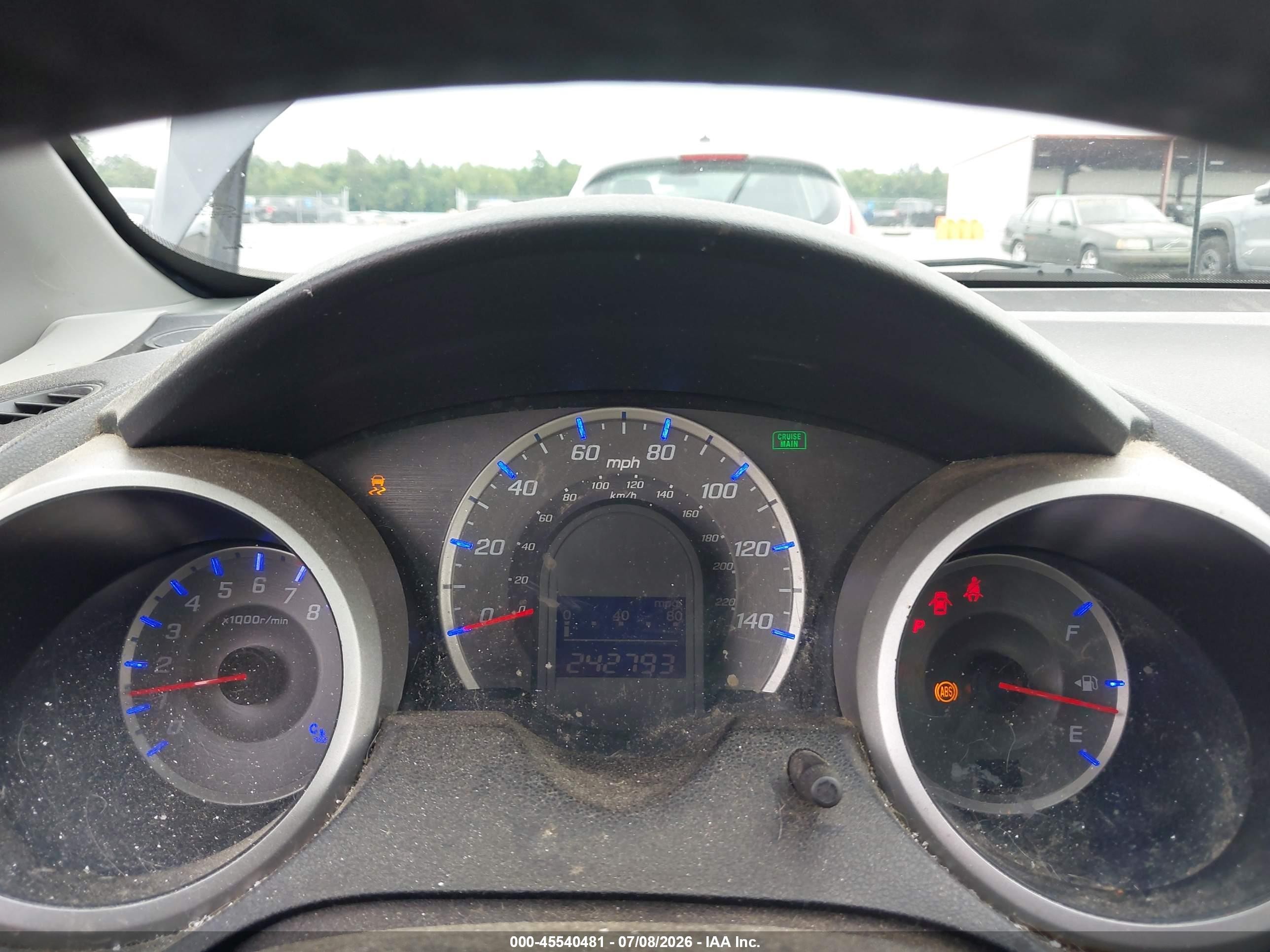 2010 Honda Fit Sport Blue vin: JHMGE8H67AC018534