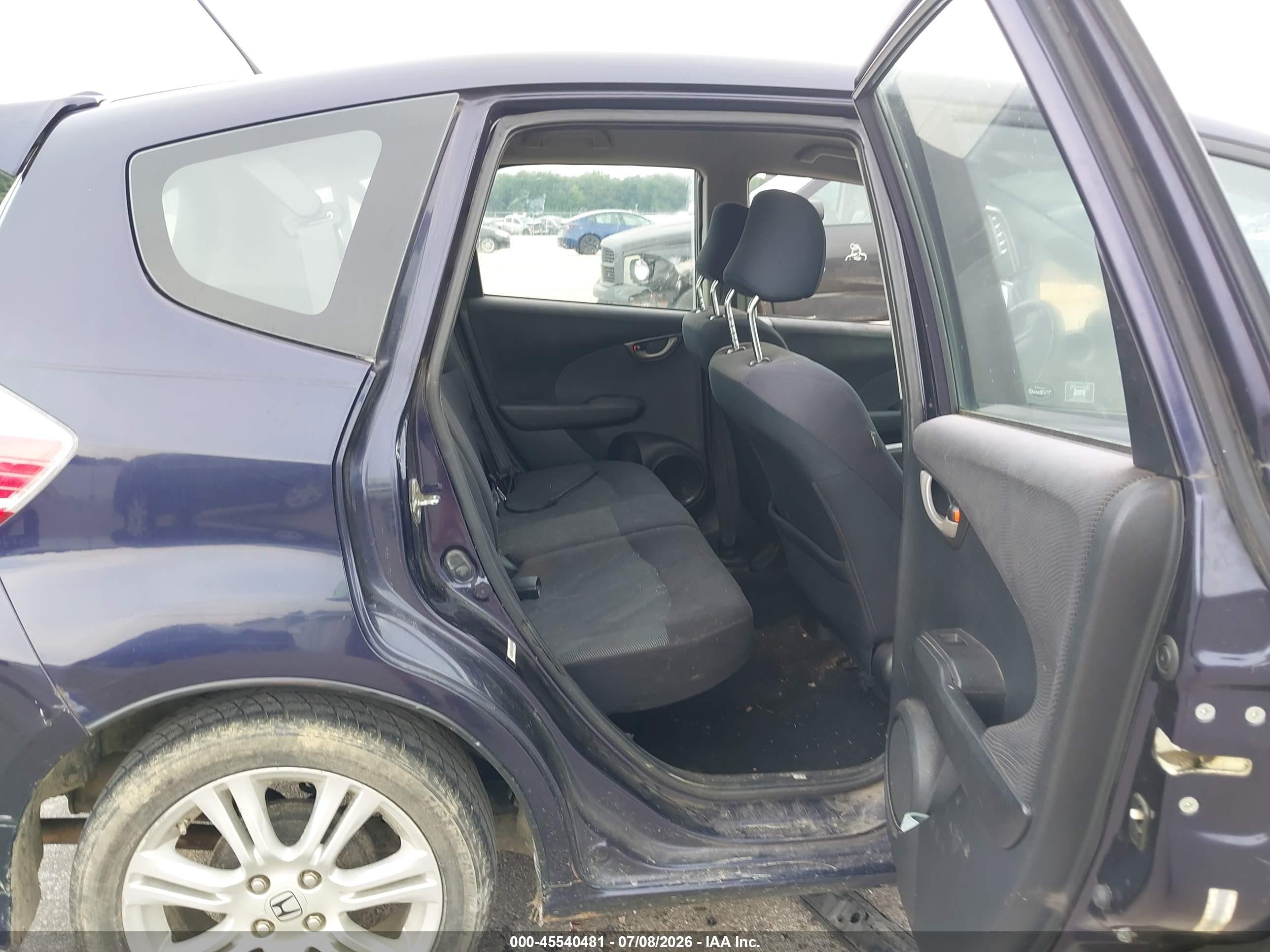 2010 Honda Fit Sport Blue vin: JHMGE8H67AC018534