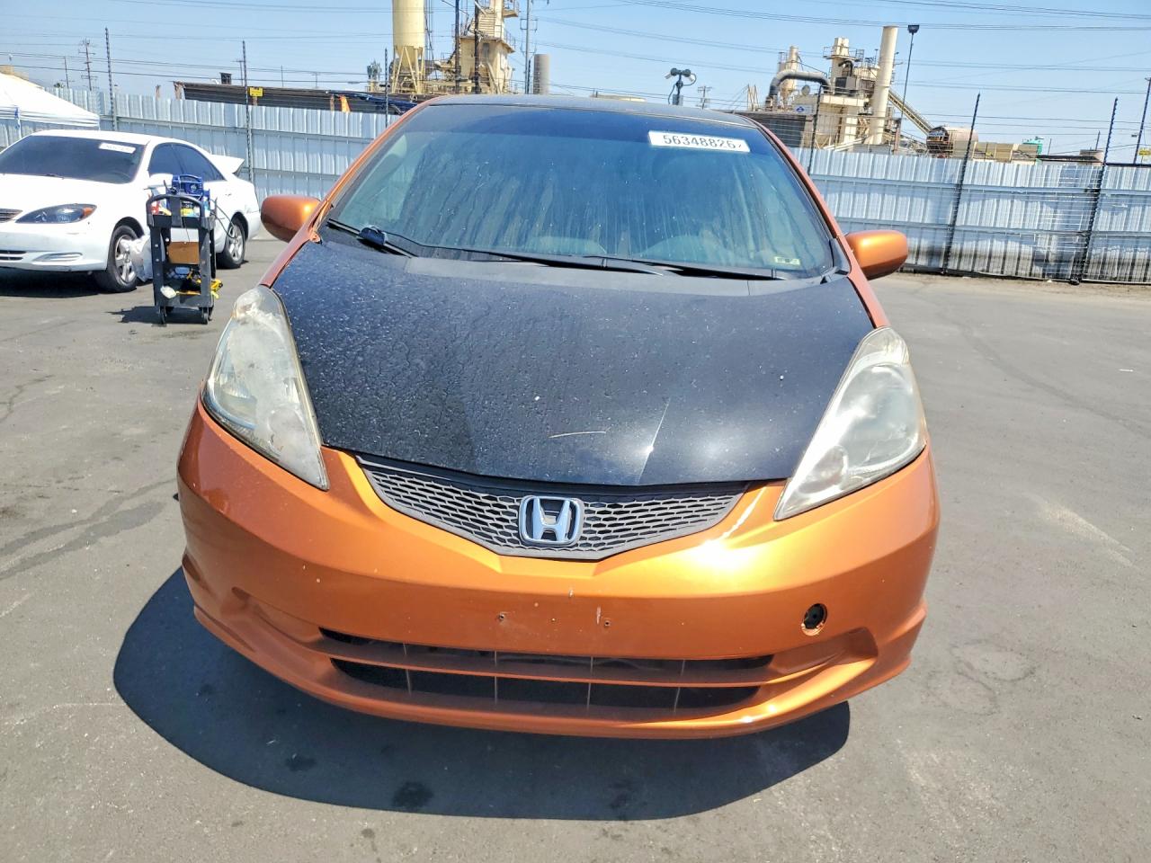 2011 Honda Fit Sport Orange vin: JHMGE8H67BS008755