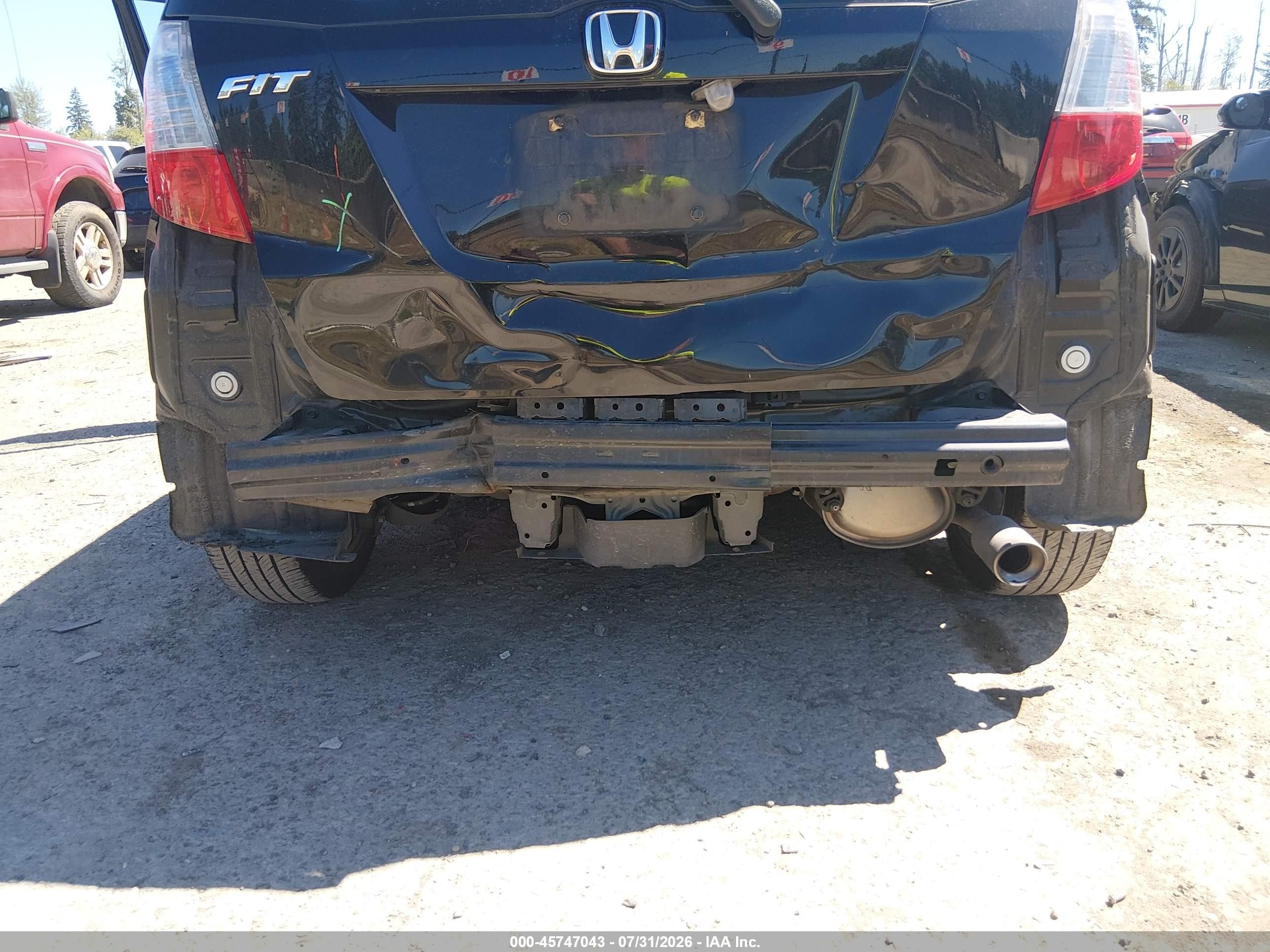 2011 Honda Fit Sport Черный vin: JHMGE8H67BS011767