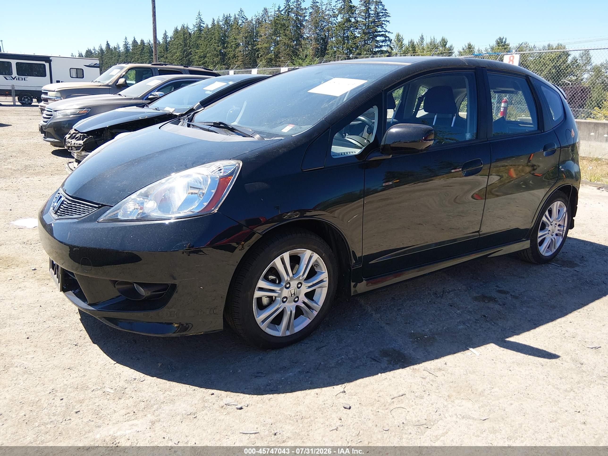 2011 Honda Fit Sport Черный vin: JHMGE8H67BS011767