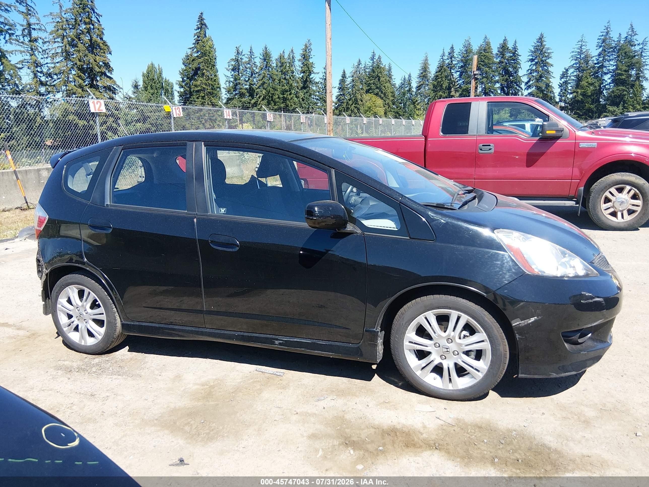 2011 Honda Fit Sport Черный vin: JHMGE8H67BS011767