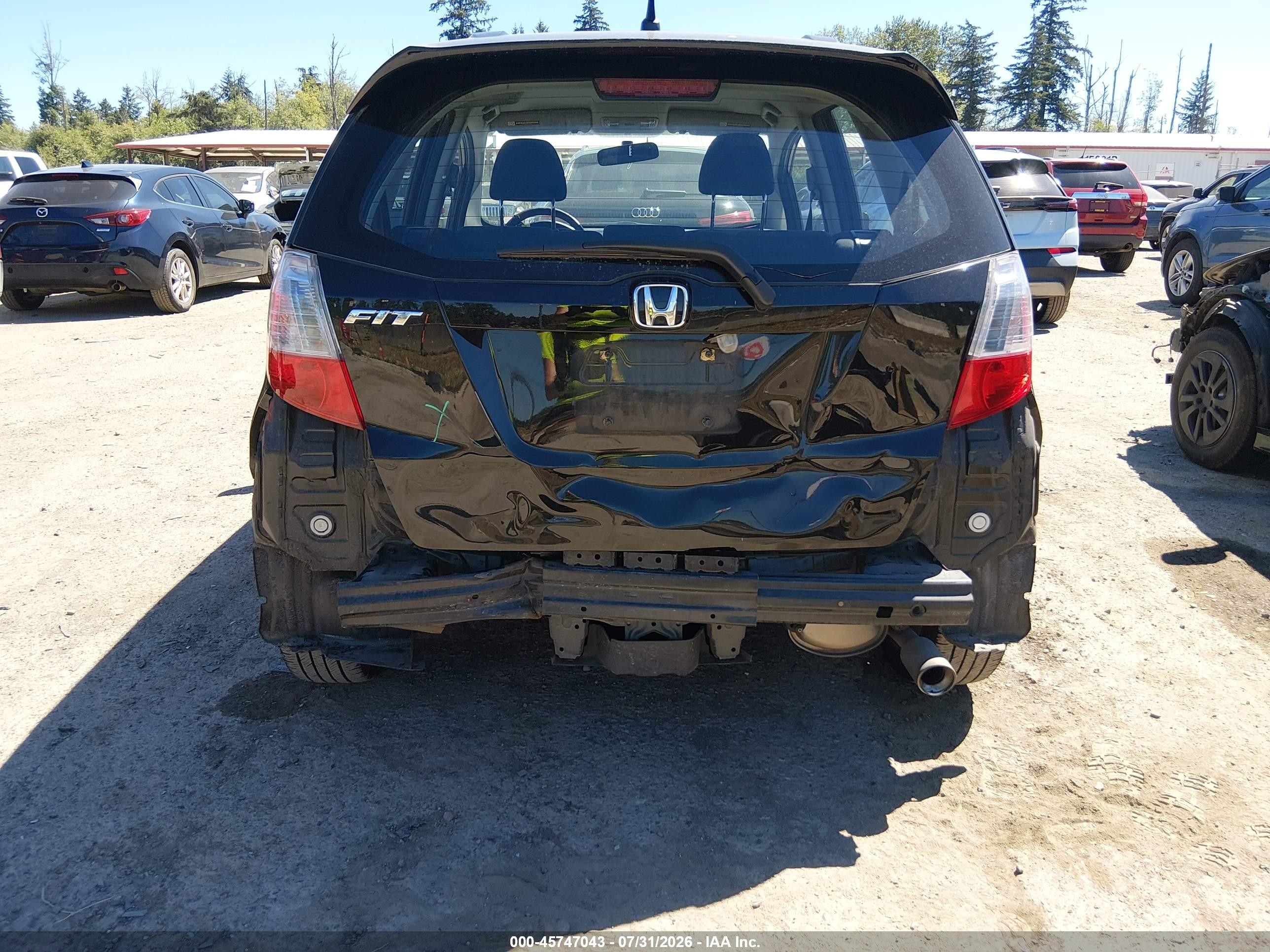 2011 Honda Fit Sport Черный vin: JHMGE8H67BS011767